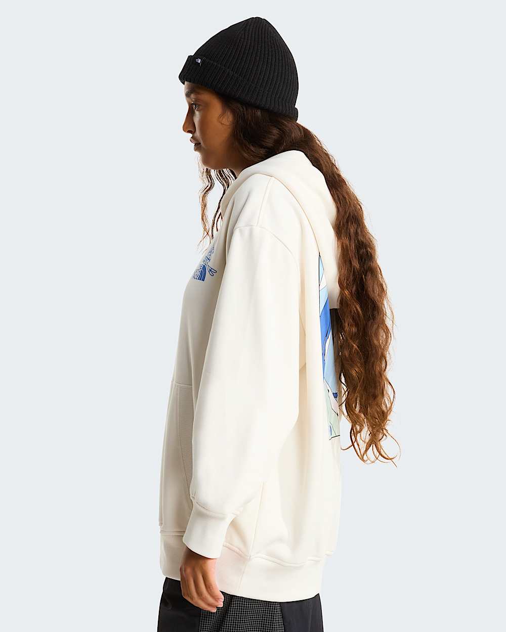 Unisex Mountain Celebration Relaxed Graphic Hoodie TNF alt16