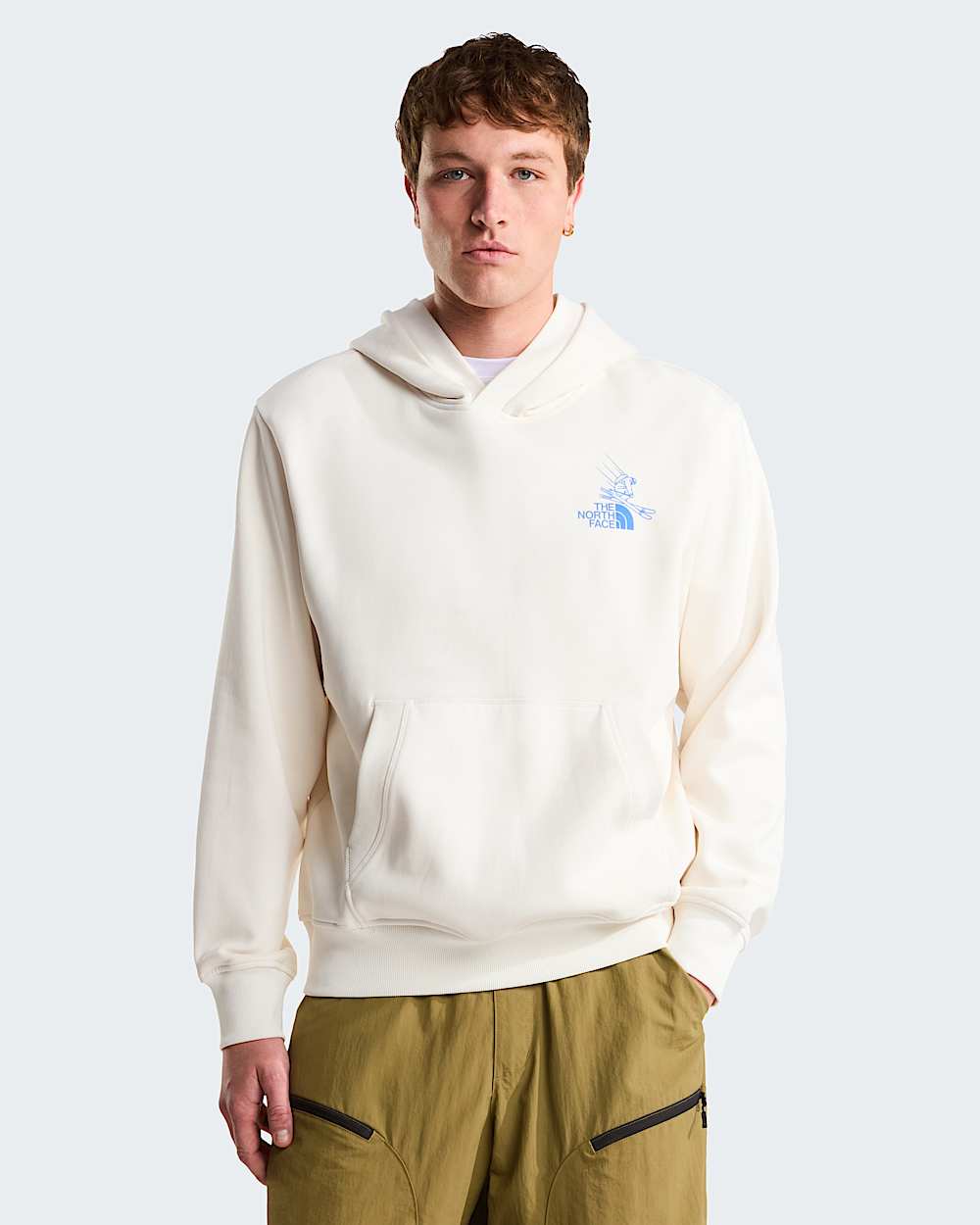 Unisex Mountain Celebration Relaxed Graphic Hoodie TNF alt5