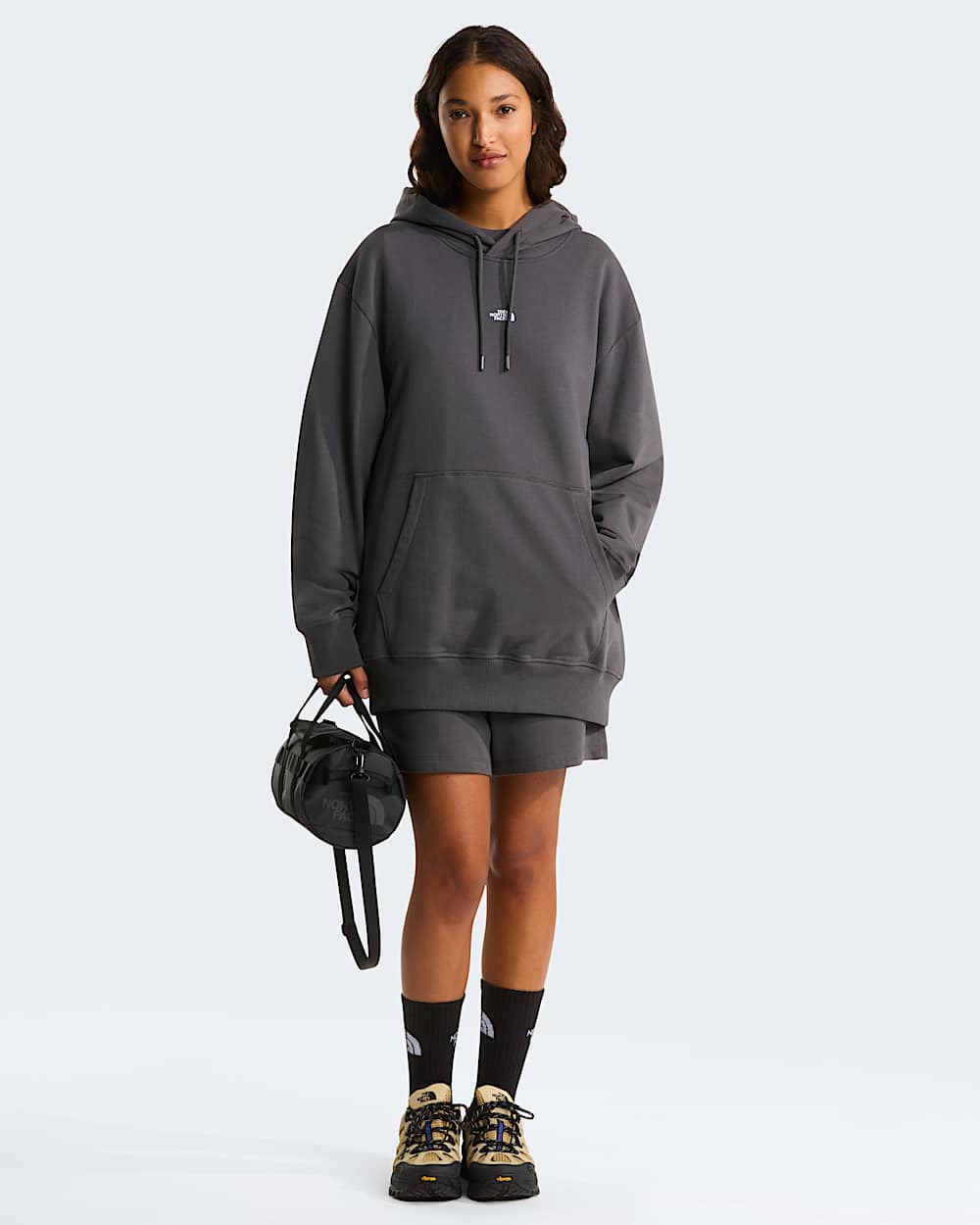 Essential Light relaxt geschnittener Kapuzenpulli in Unisex TNF alt12