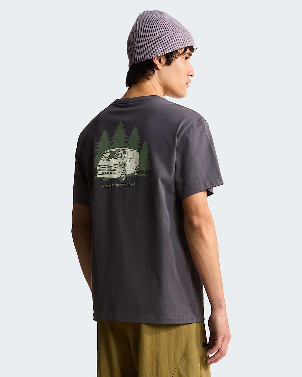 Mens Van Life Relaxed Graphic TShirt TNF alt4