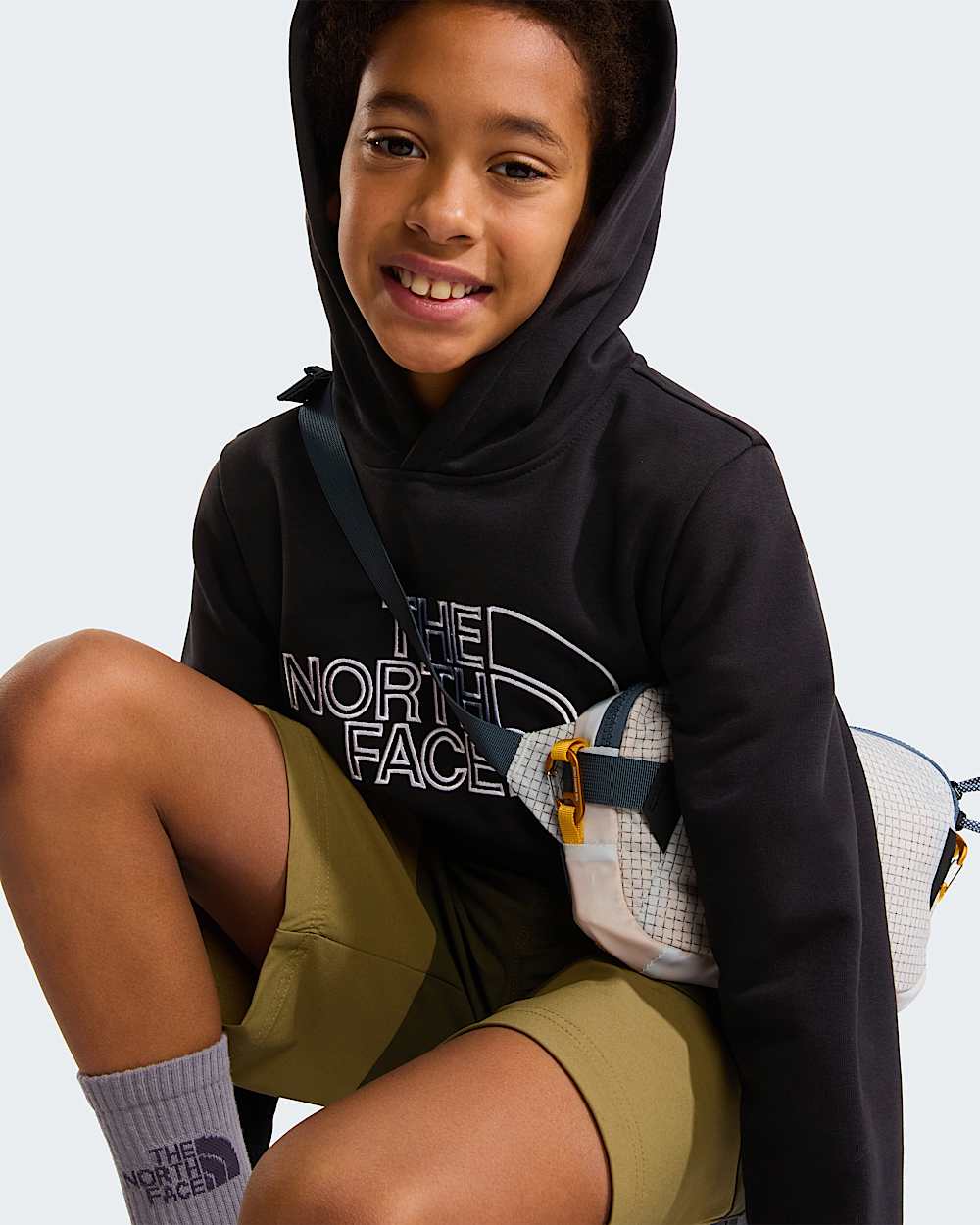 Sweat  capuche lger Drew Peak pour enfant TNF alt10