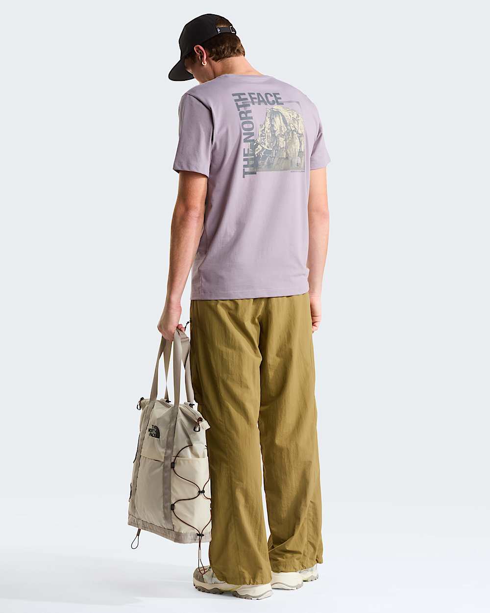 Mens Half Dome Photo Regular Graphic TShirt TNF alt6
