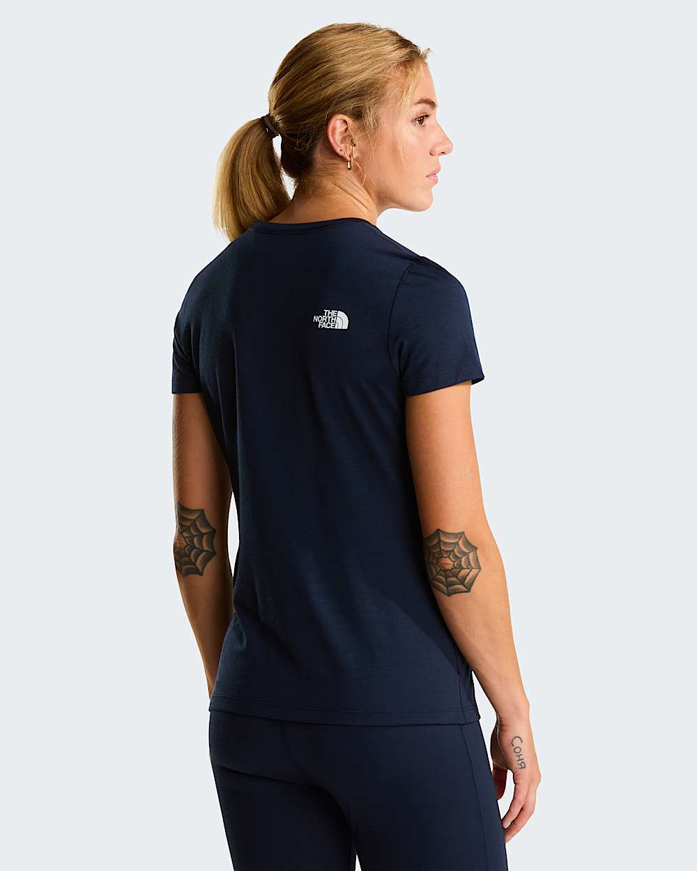 Tshirt numa mistura de l Merino TNF x Smartwool 150 para mulher TNF alt3