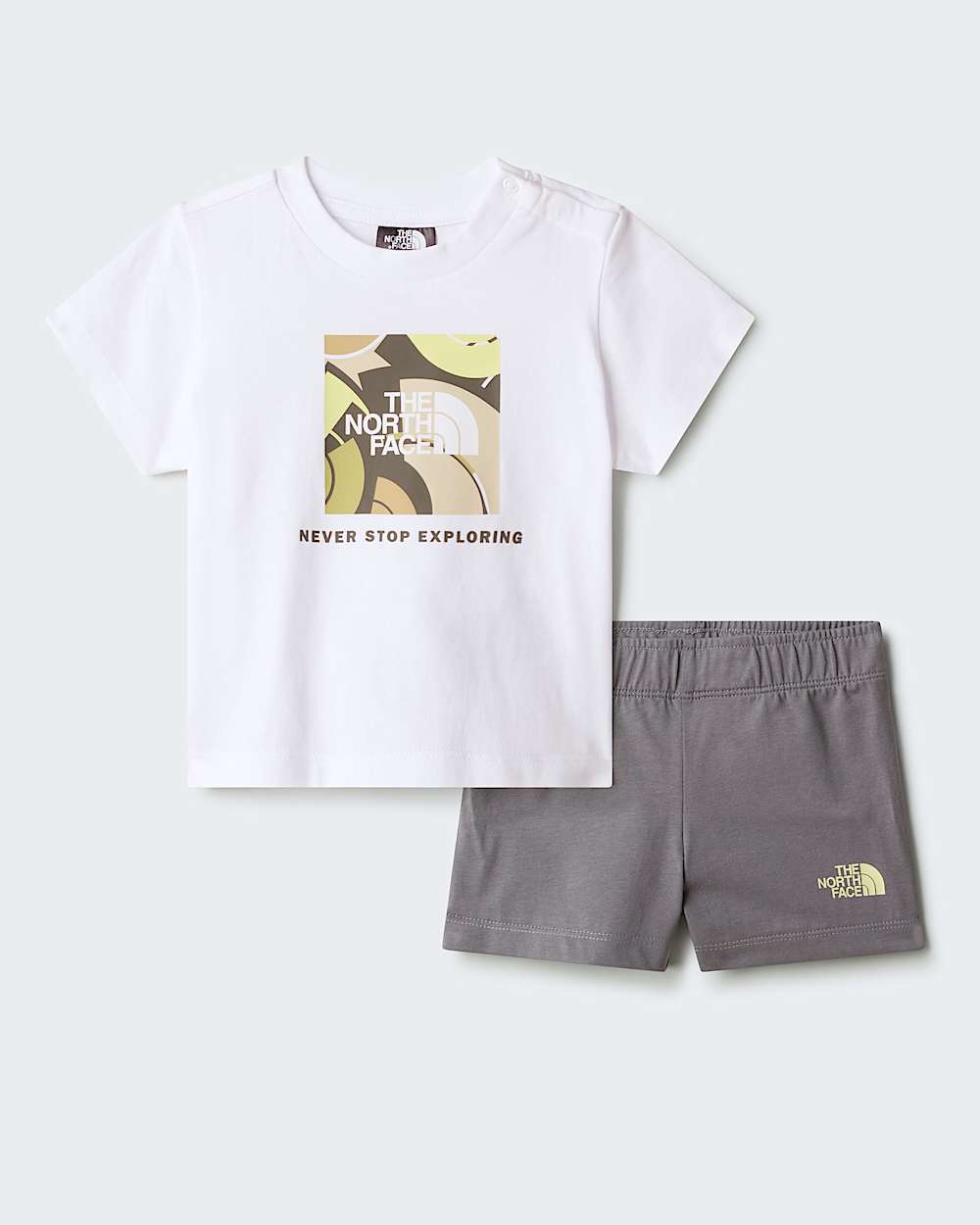 NSE Box Play Regular Shorts Set fr Babys TNF hero