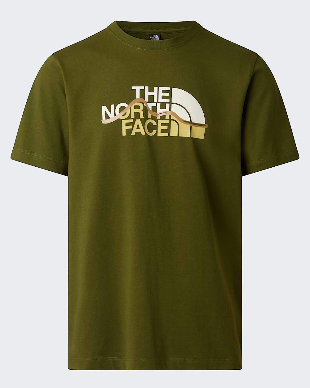 Mountain Line Regular Graphic TShirt voor heren TNF hero