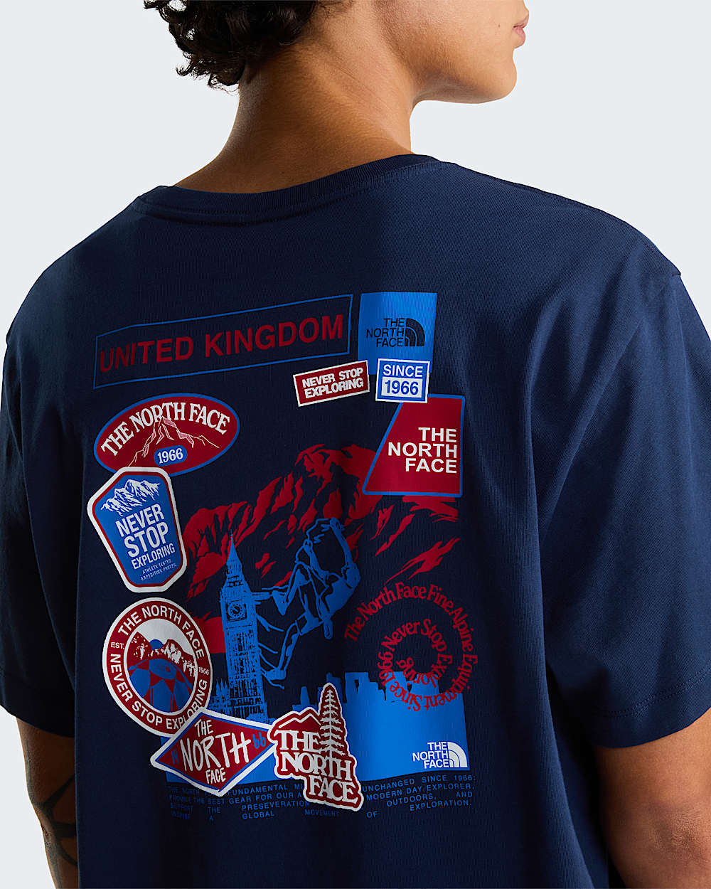 Country Stickers UK Relaxed tshirt  unisex TNF alt7