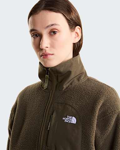Yumiori OffPeak Fleecejacke mit 12langem RV fr Damen TNF New Taupe Green alt4