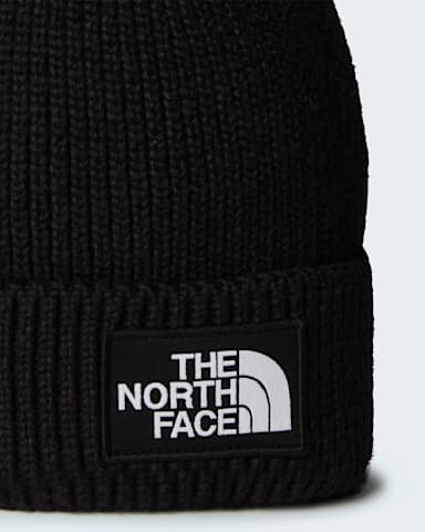 TNF Logo Box Cuffed Beanie TNF TNF Black ALT2