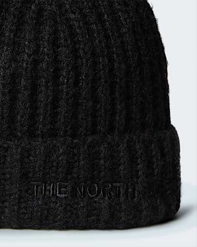 Fohair Cabinbeanie TNF TNF BlackAsphalt Grey ALT2