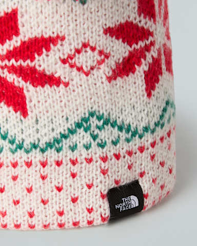 Set berretto e sciarpa Cabin Ski Tuke TNF White DuneTNF RedEvergreenTassel ALT2