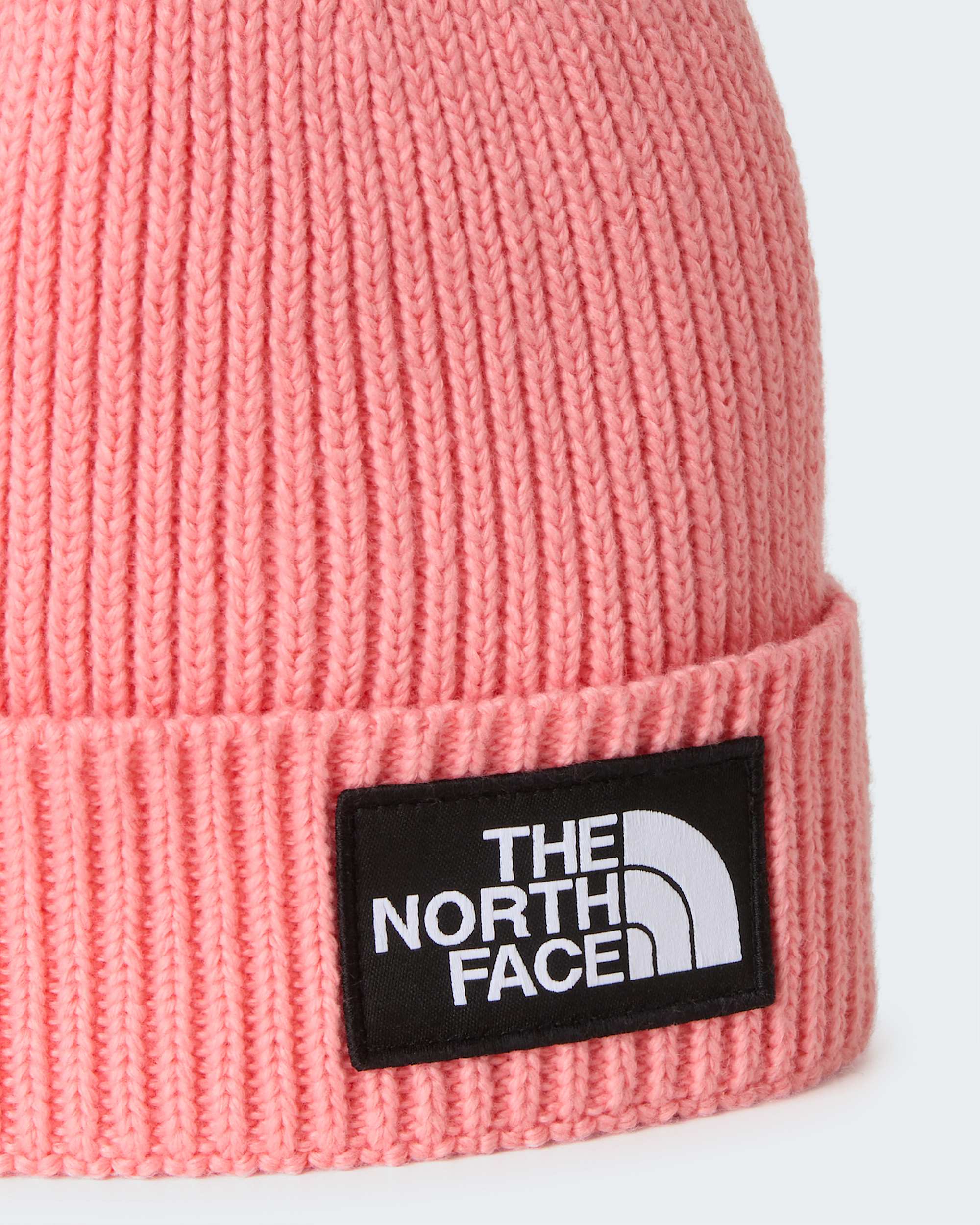 Bonnet  revers et logo carr TNF pour enfant TNF Coral Crush ALT2