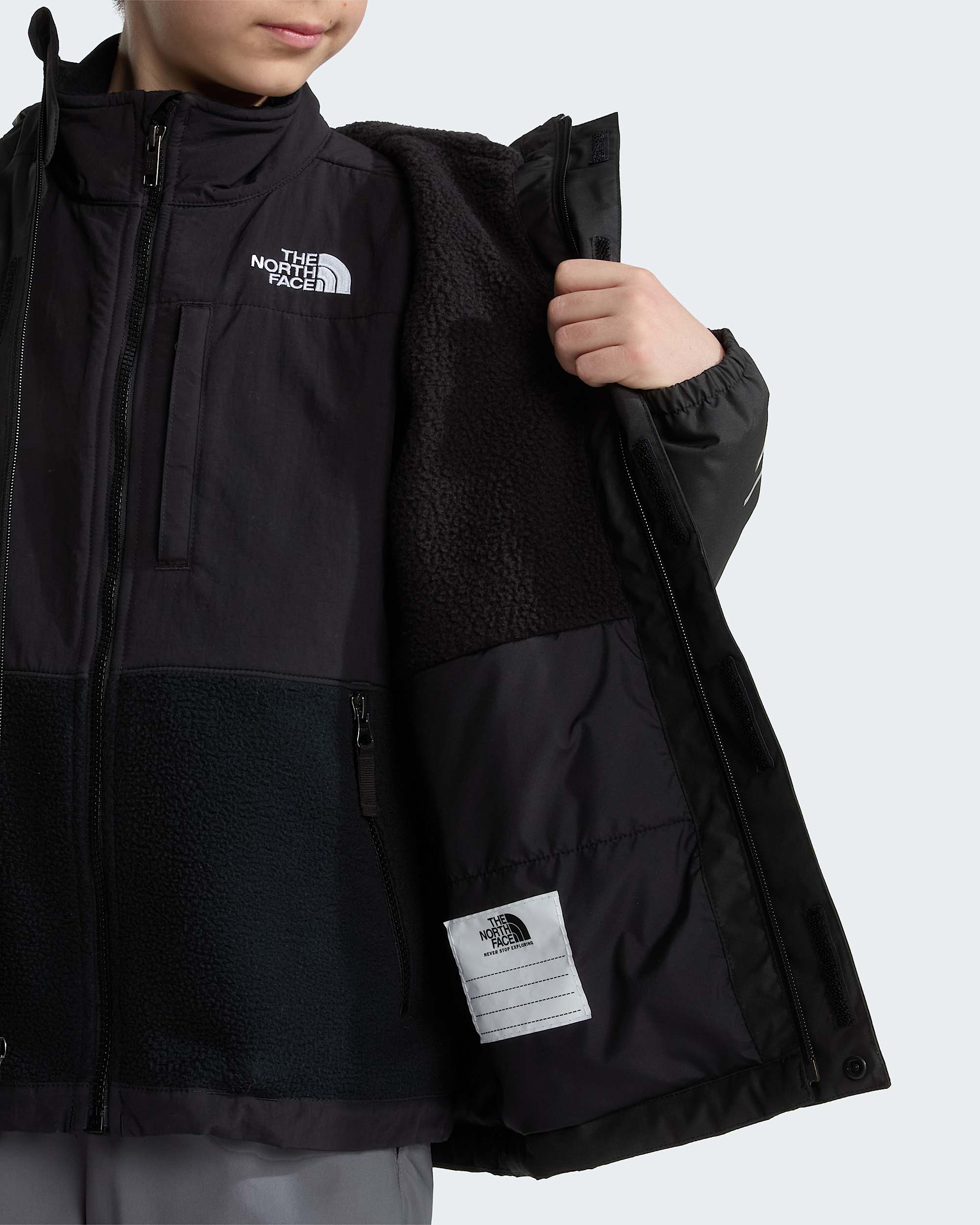Boys Warm Antora Rain Jacket TNF ALT7