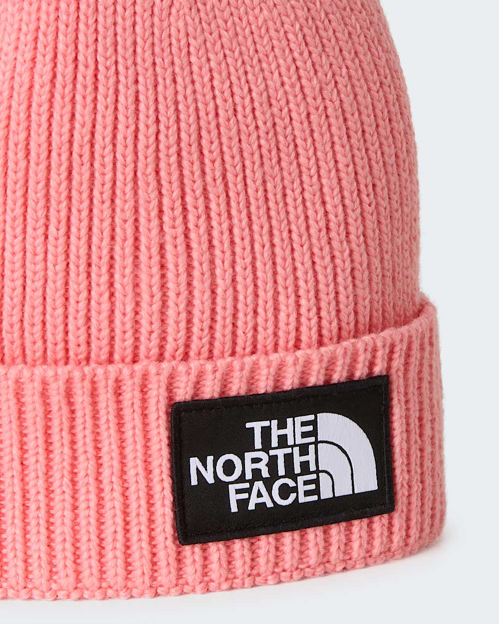 Bonnet  revers et logo carr TNF pour enfant TNF Coral Crush ALT2