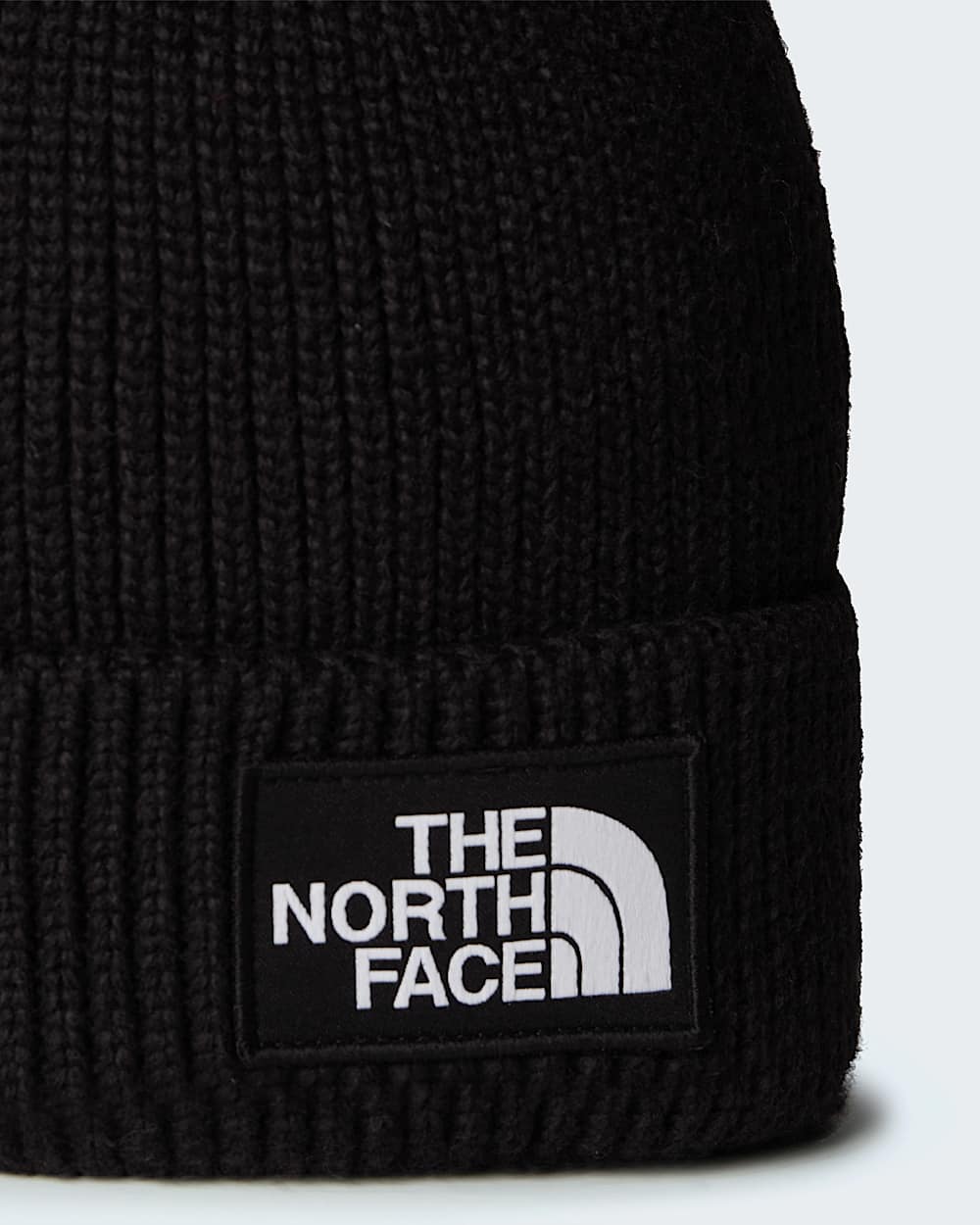 TNF Logo Box Cuffed Beanie TNF TNF Black ALT2