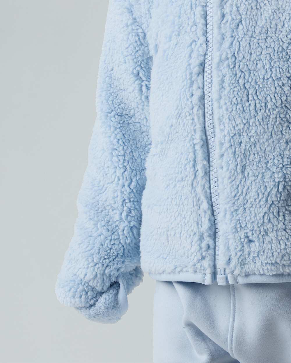 Sweat  capuche zipp Campshire pour bb TNF Polar Haze ALT9