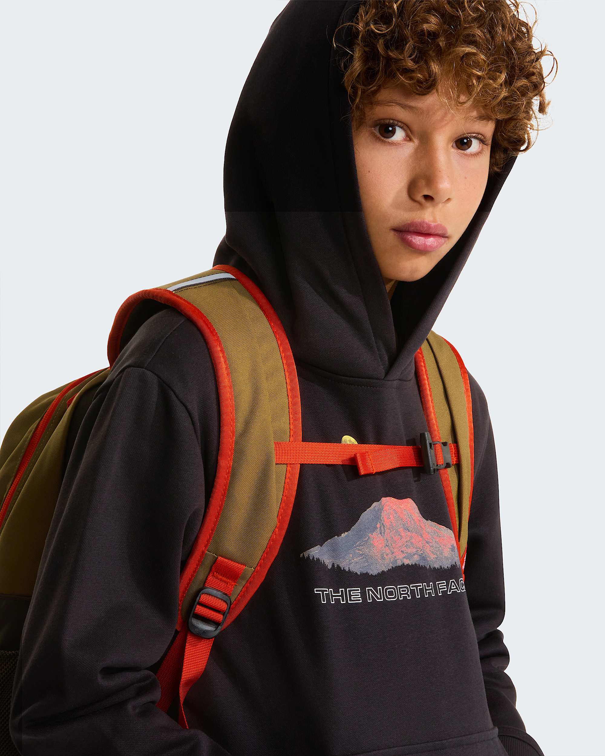 Mountain Night relaxt geschnittener Kapuzenpulli fr Jungen TNF TNF Black ALT6