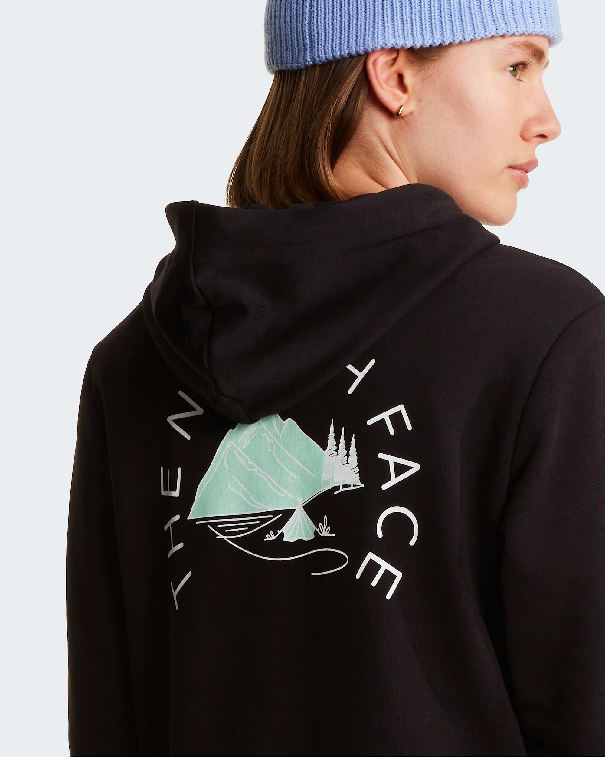 Womens Monte Regular Graphic Hoodie TNF ALT6