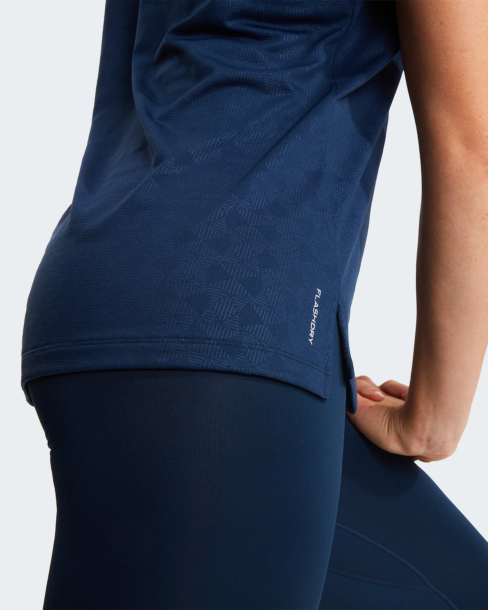 Womens Flex Geo Embossed Regular TShirt TNF ALT5