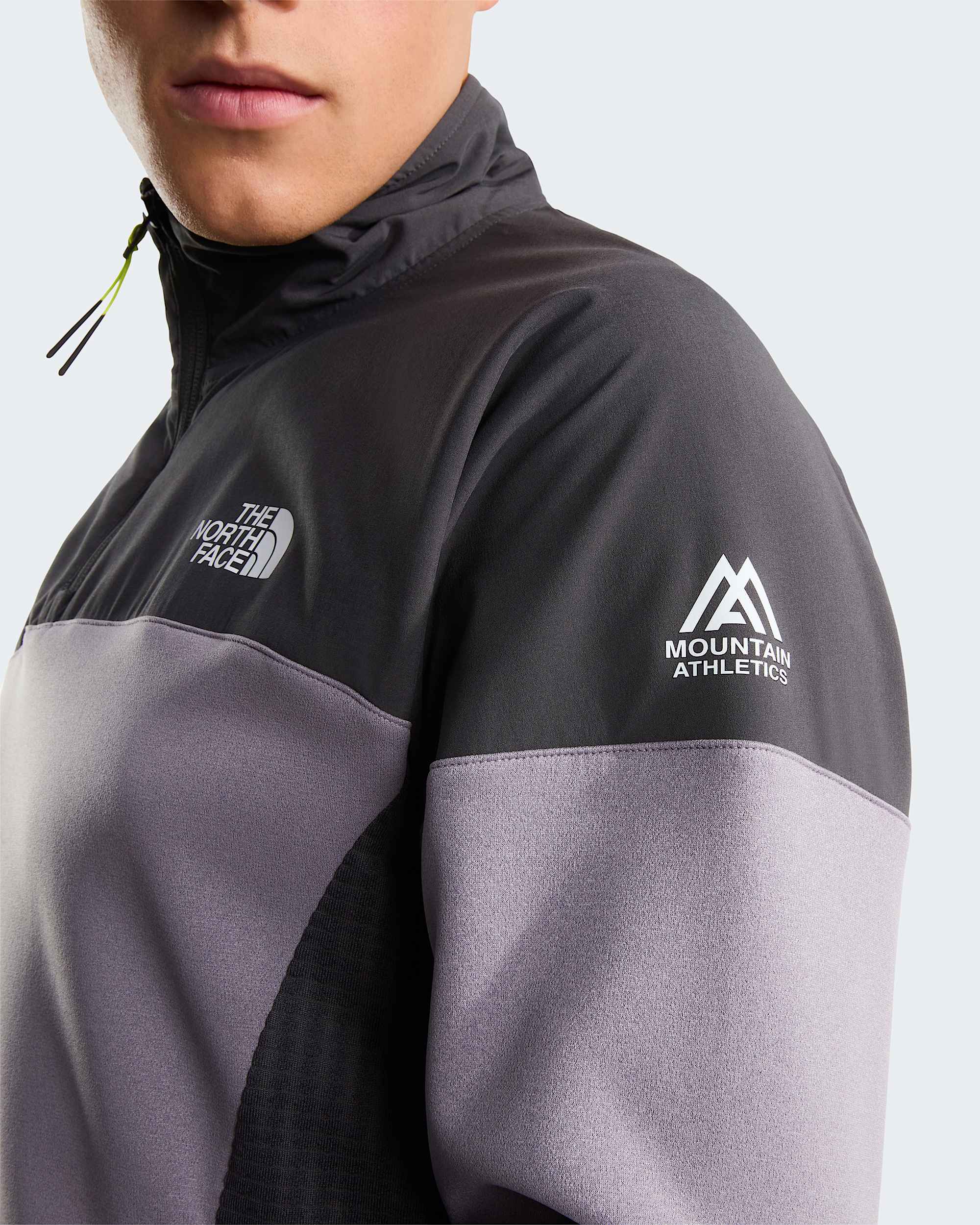 Mens Mountain Athletics 14 Zip Fleece TNF ALT4