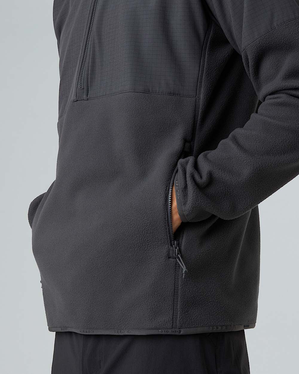 Mens Glacier Heavyweight 12 Zip Fleece TNF ALT4
