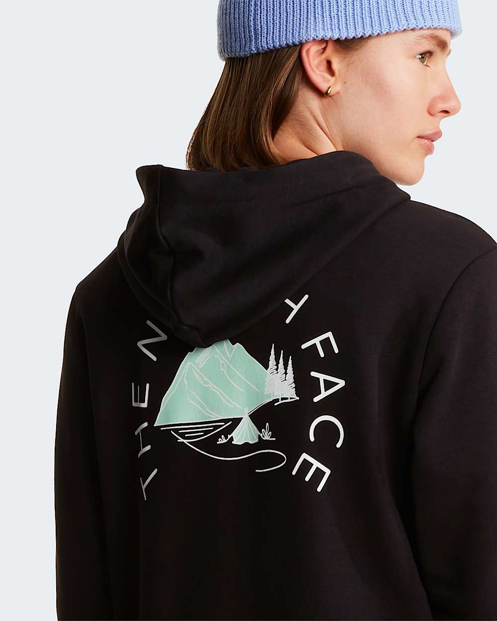 Womens Monte Regular Graphic Hoodie TNF ALT6