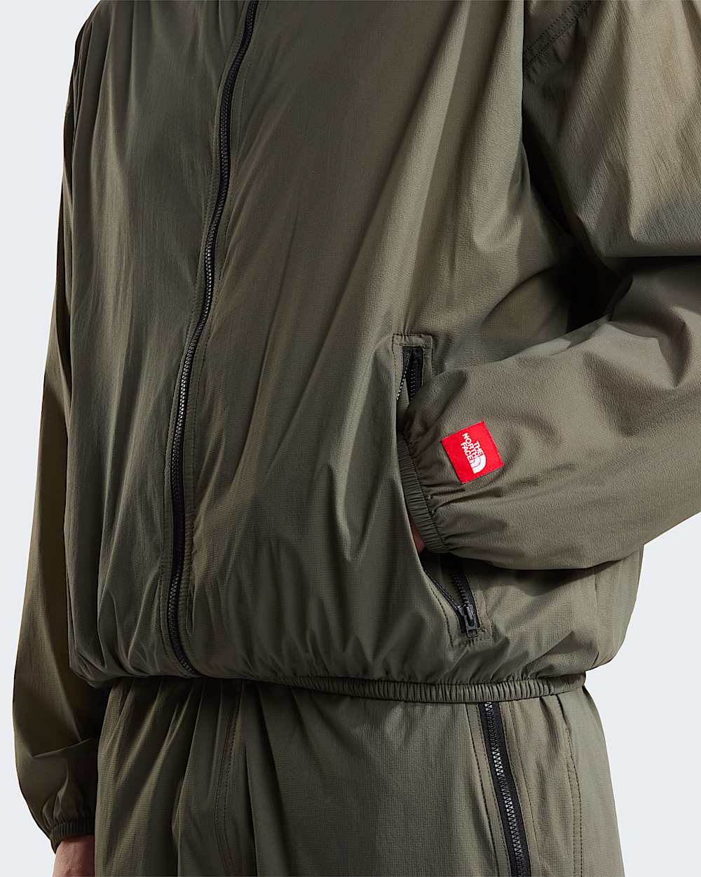 Unisex Red Box Packable Hooded Wind Jacket TNF alt8