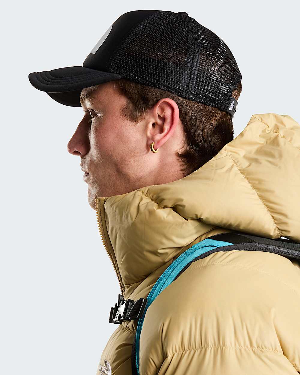 TNF Logo Trucker Cap TNF ALT5