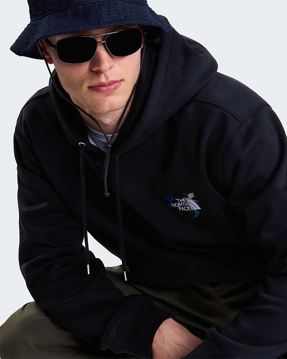 Bluza unisex z kapturem i haftowan grafik Off Piste TNF ALT8