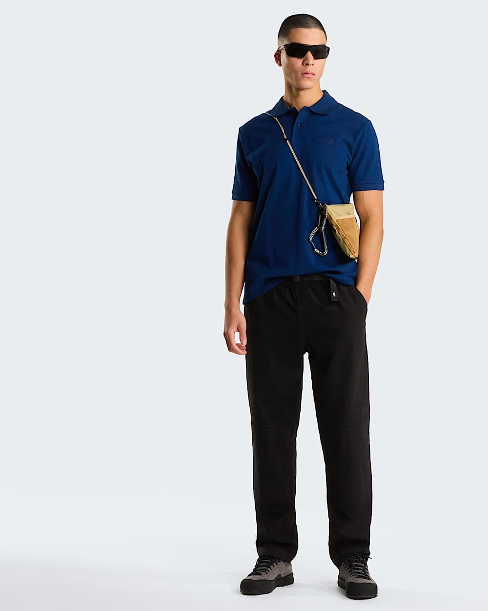 Essentialpolo met normale pasvorm voor heren TNF alt5