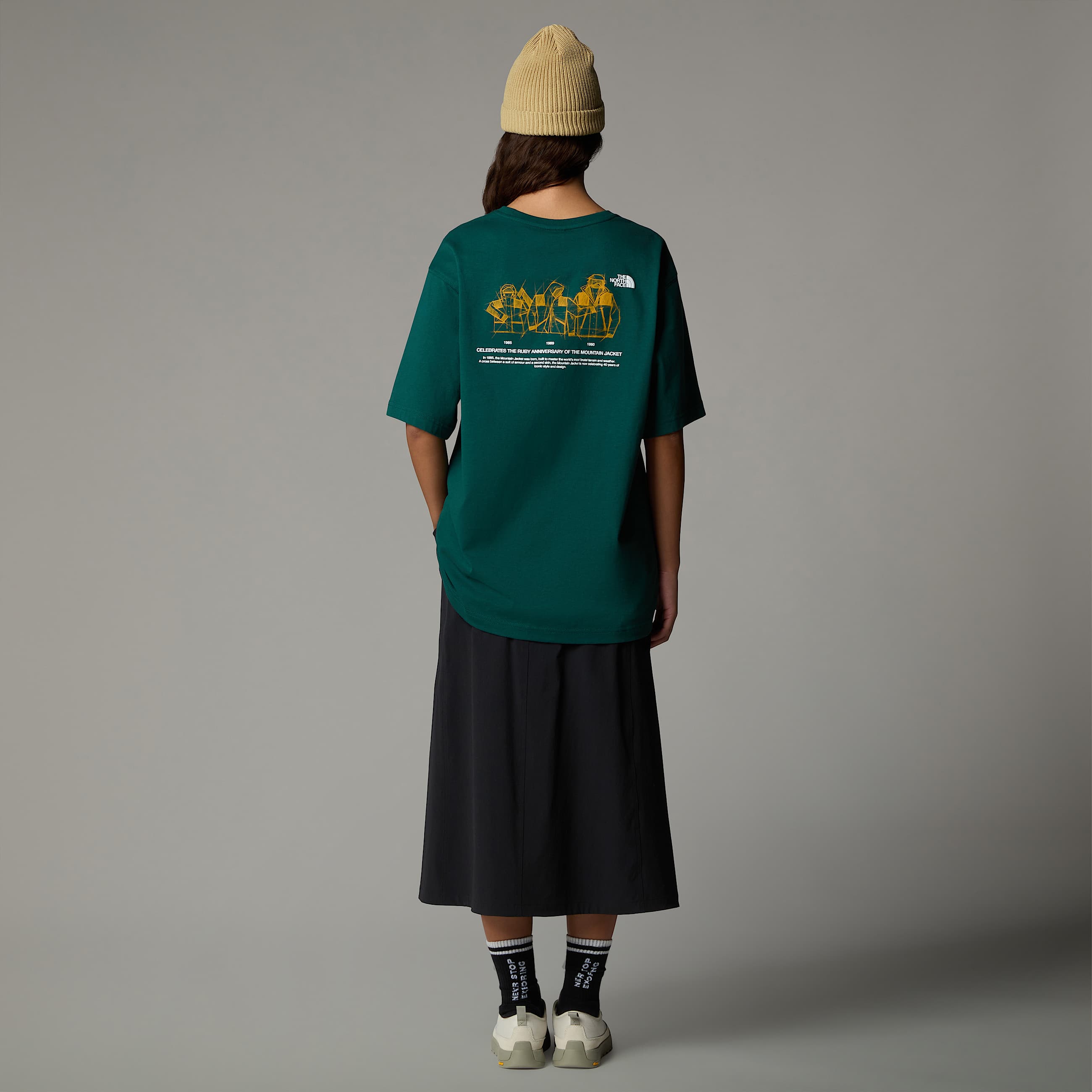 Mountain Jacket Anniversary TShirt Relaxed TNF ALT8