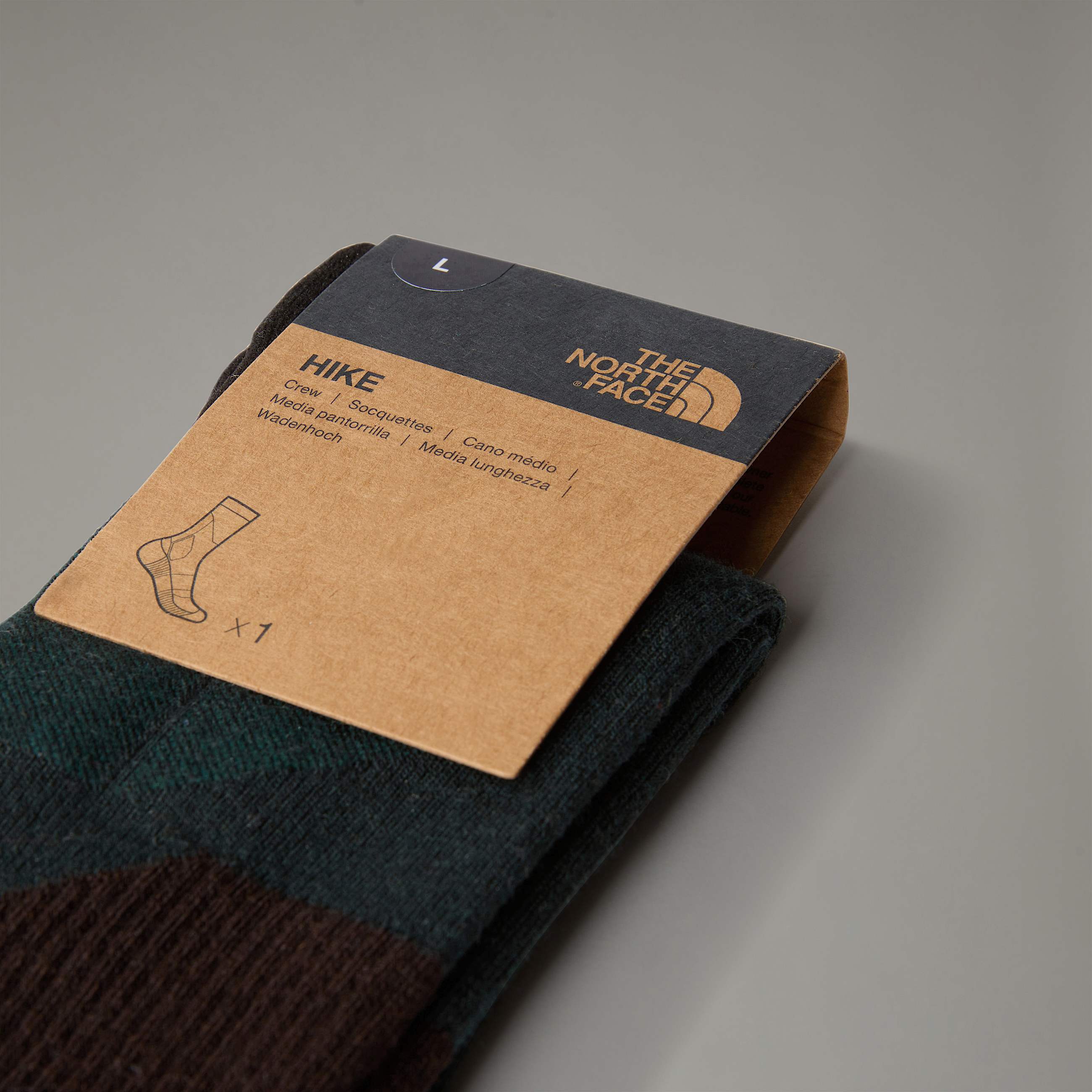 Hiking Crew Sock TNF ALT4