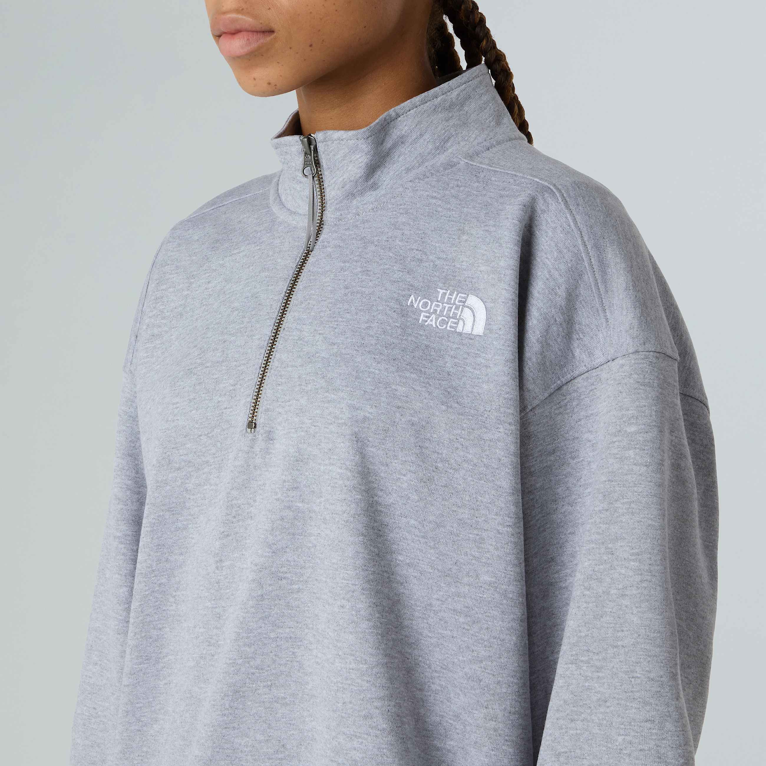 Oversized 14 Zip Sweatshirt Unisex TNF ALT9