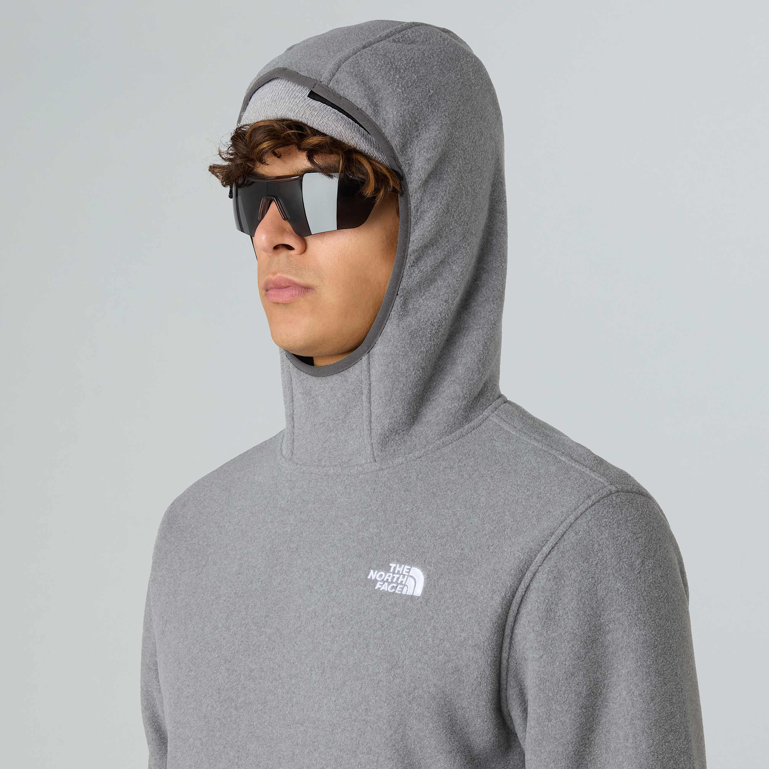 Glacier Hooded Pullover Fleece M TNF ALT3