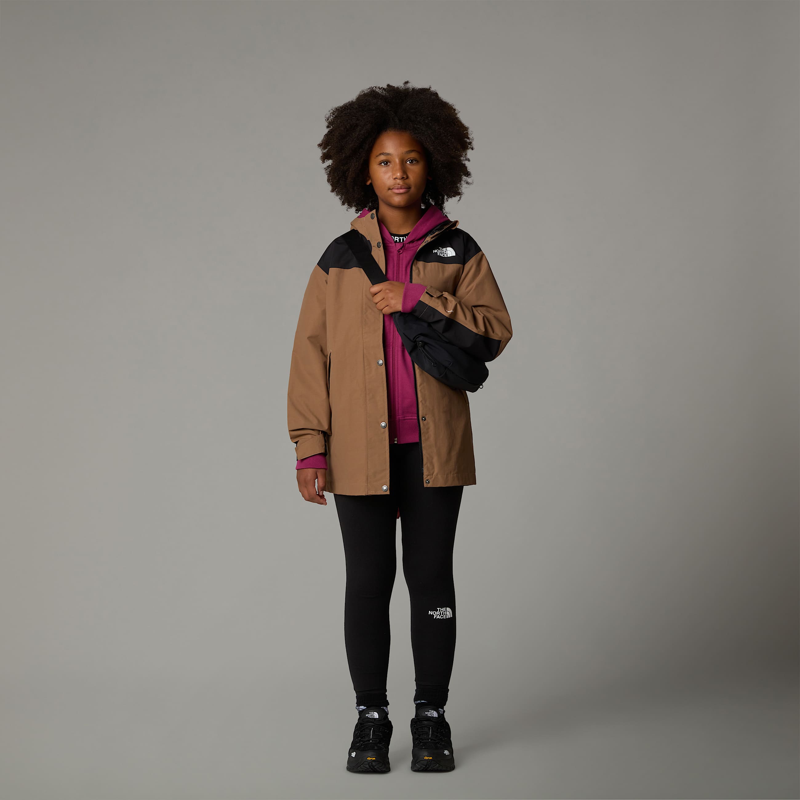 新品　BRIEFING MS CE LOGO TAPE PARKA ブラウンL Girls' Reign On Parka | The North Face FI