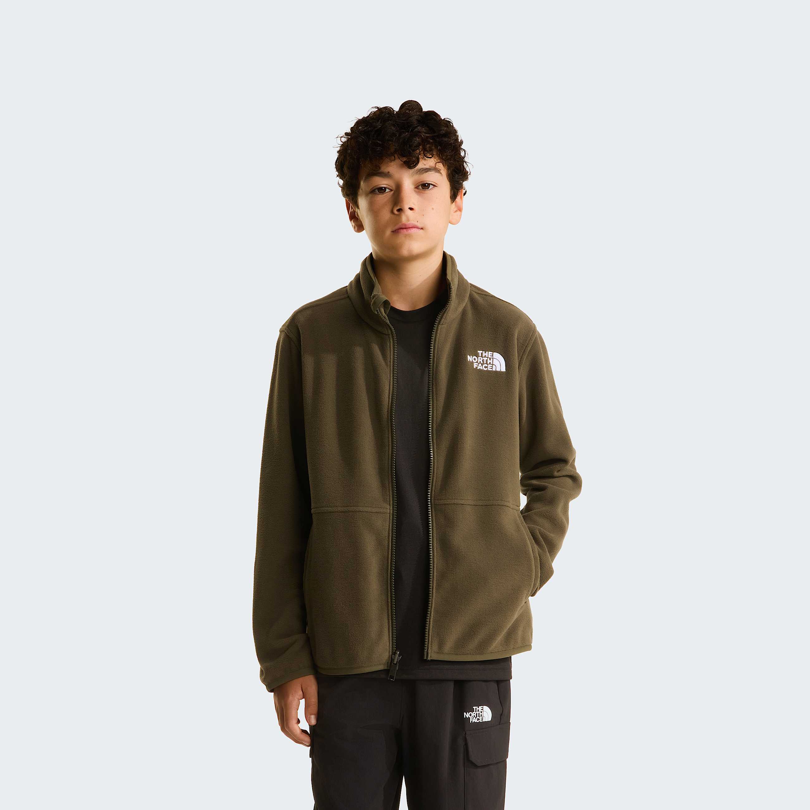 Glacier ZipInCompatible Fleece Jacket Junior TNF ALT4