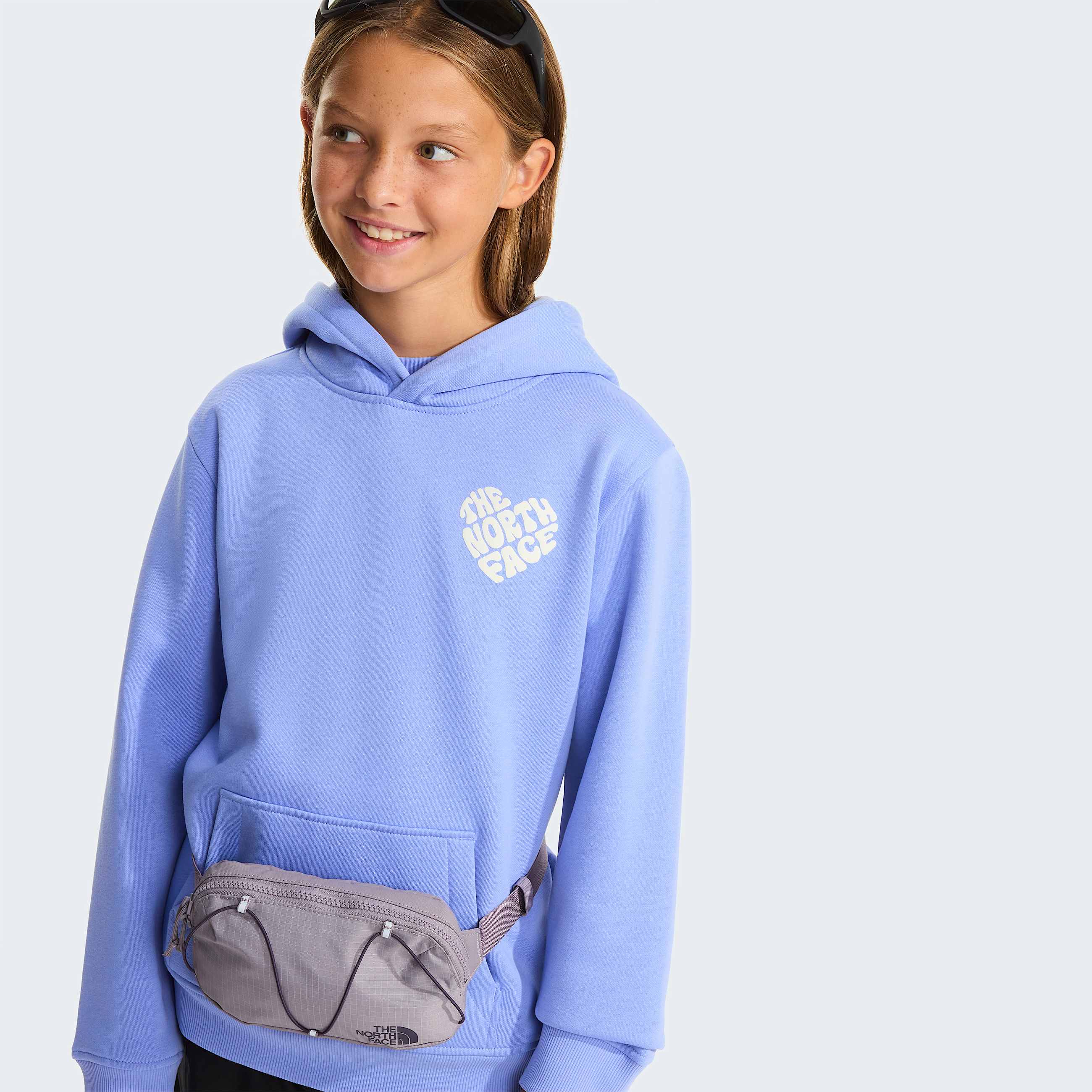 Brand Proud Relaxed Hoodie Girl TNF ALT6