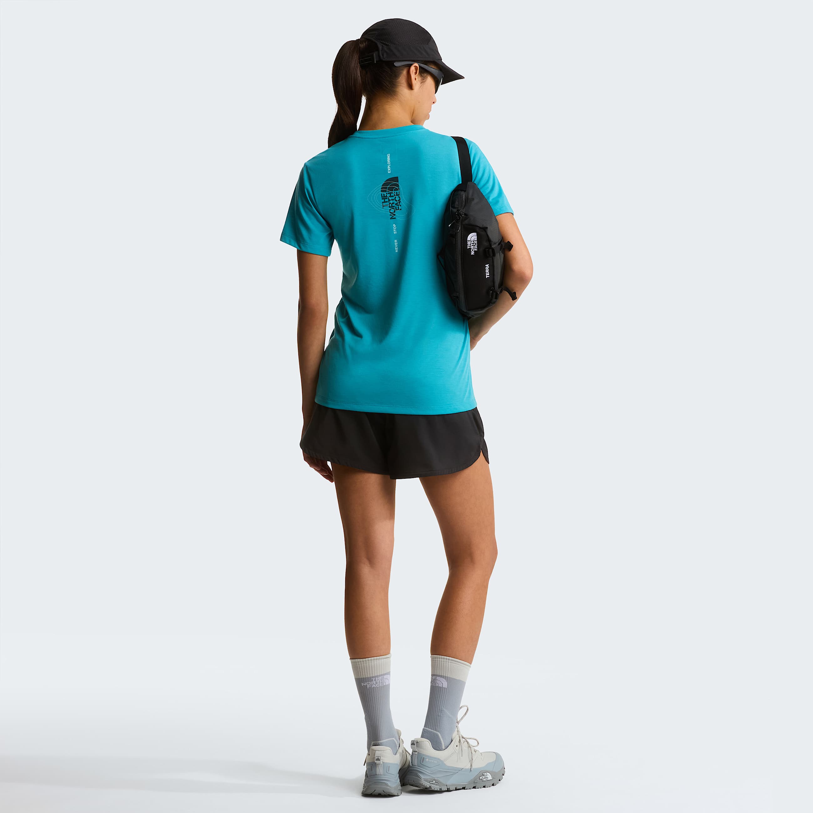 Bitmap Logo Graphic TShirt W TNF ALT2