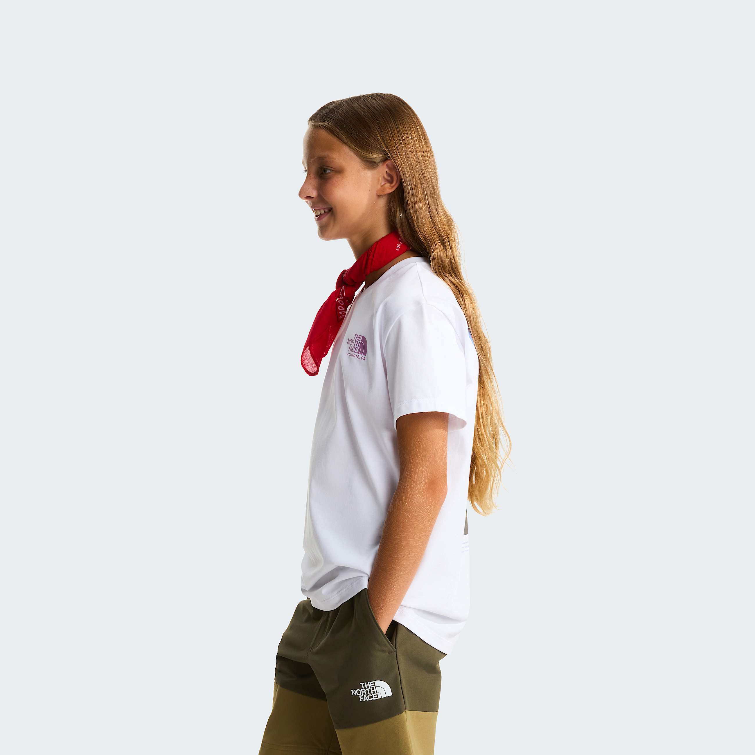 Flora Relaxed TShirt Girl TNF ALT4