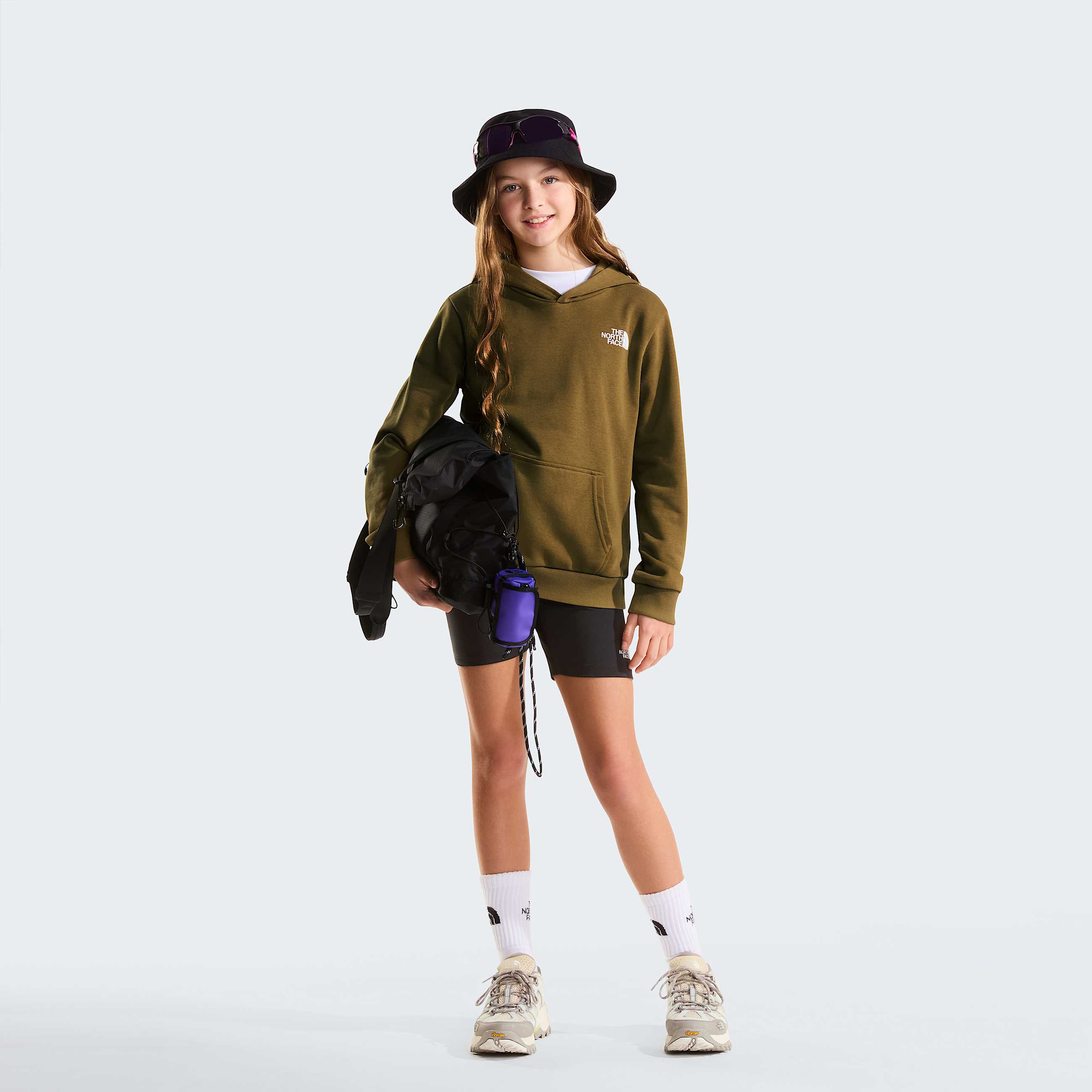 Simple Dome Light Regular Hoodie Junior TNF ALT7