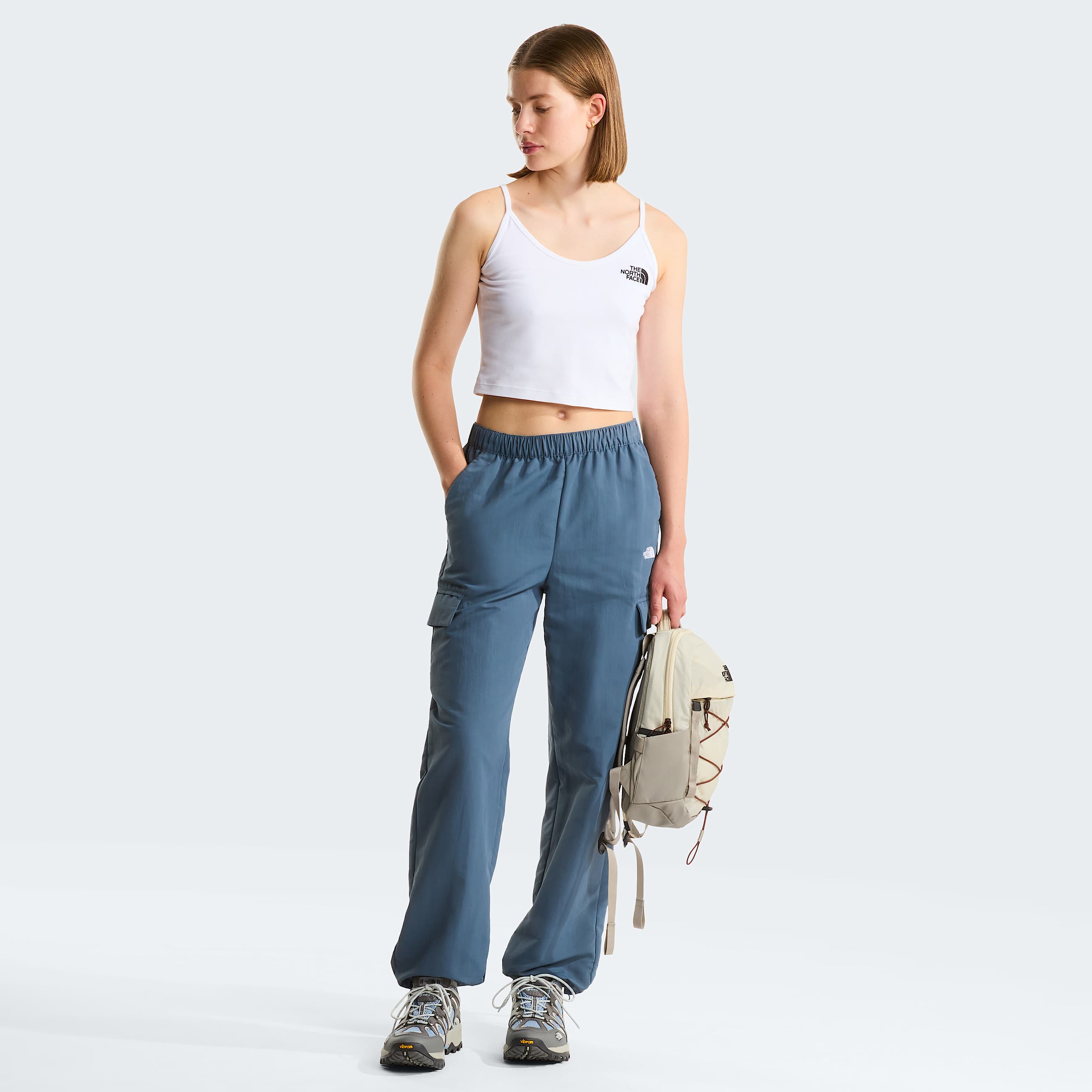 Kurzgeschnittenes Tank Top fr Damen TNF ALT1