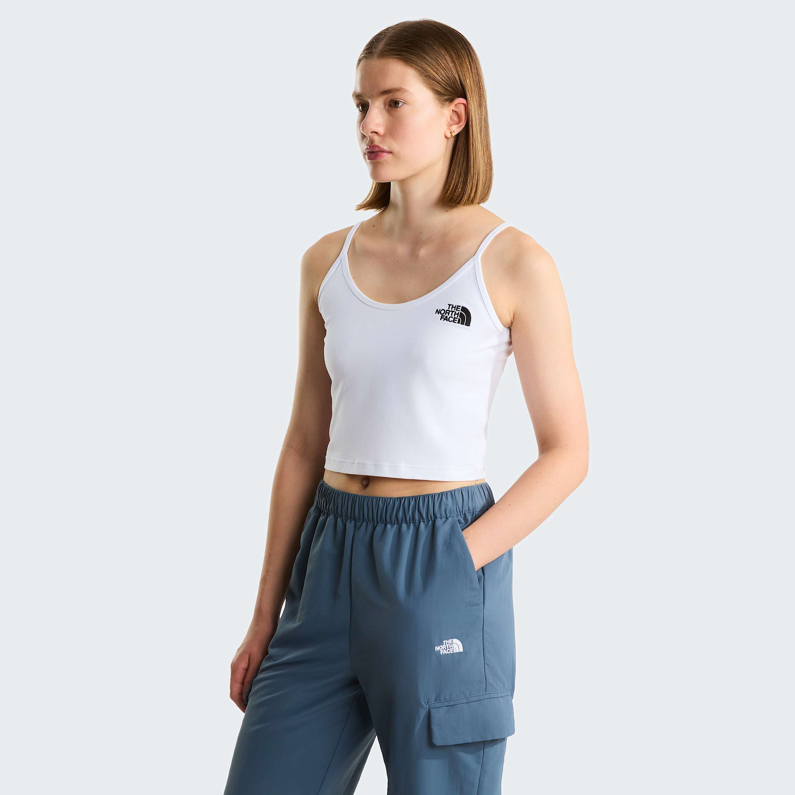 Kurzgeschnittenes Tank Top fr Damen TNF HERO