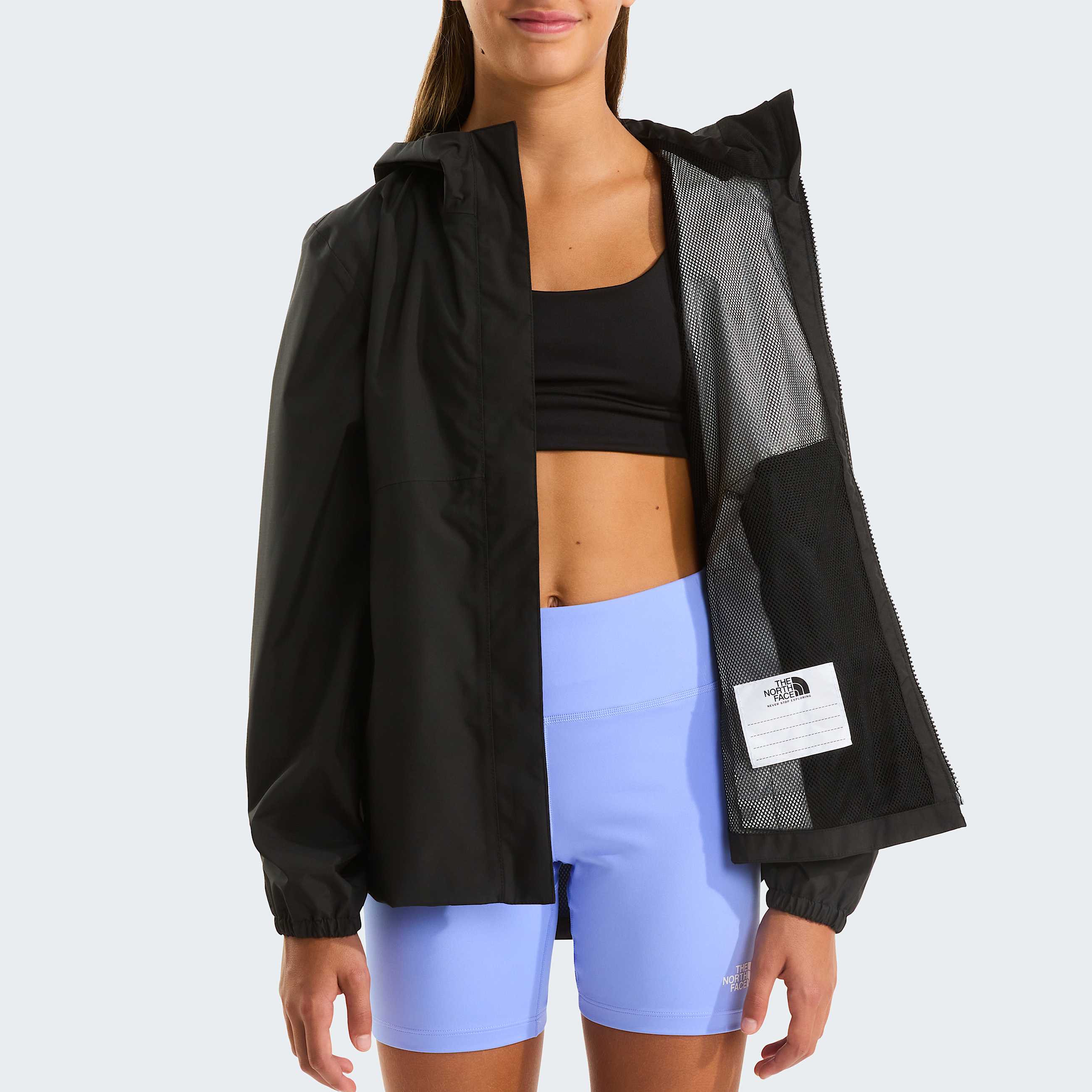 Antora Rain Jacket Girl TNF ALT8
