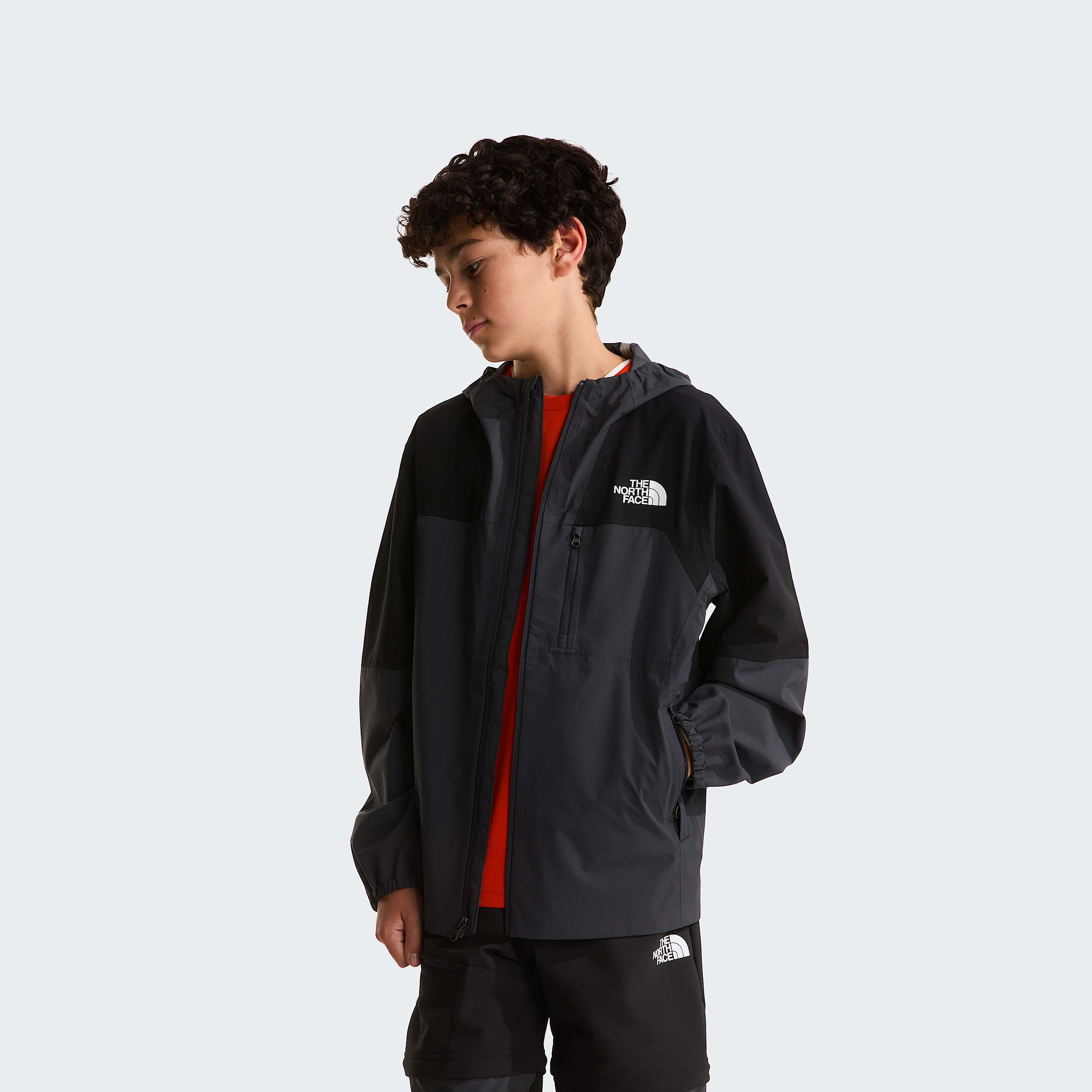 Hike Packable Shell Jacket Junior TNF ALT4