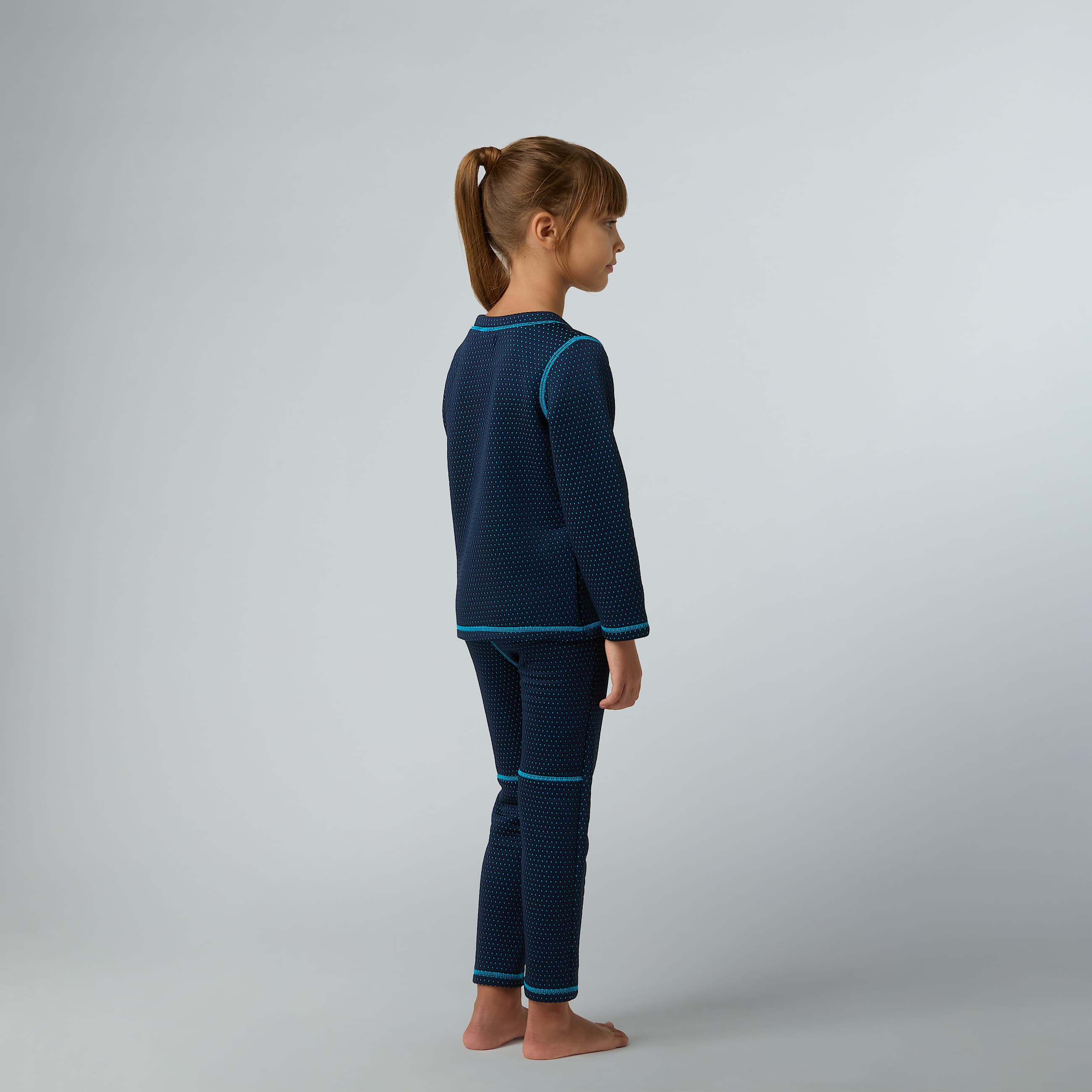 DotKnit thermische basislaagset voor kinderen TNF ALT14