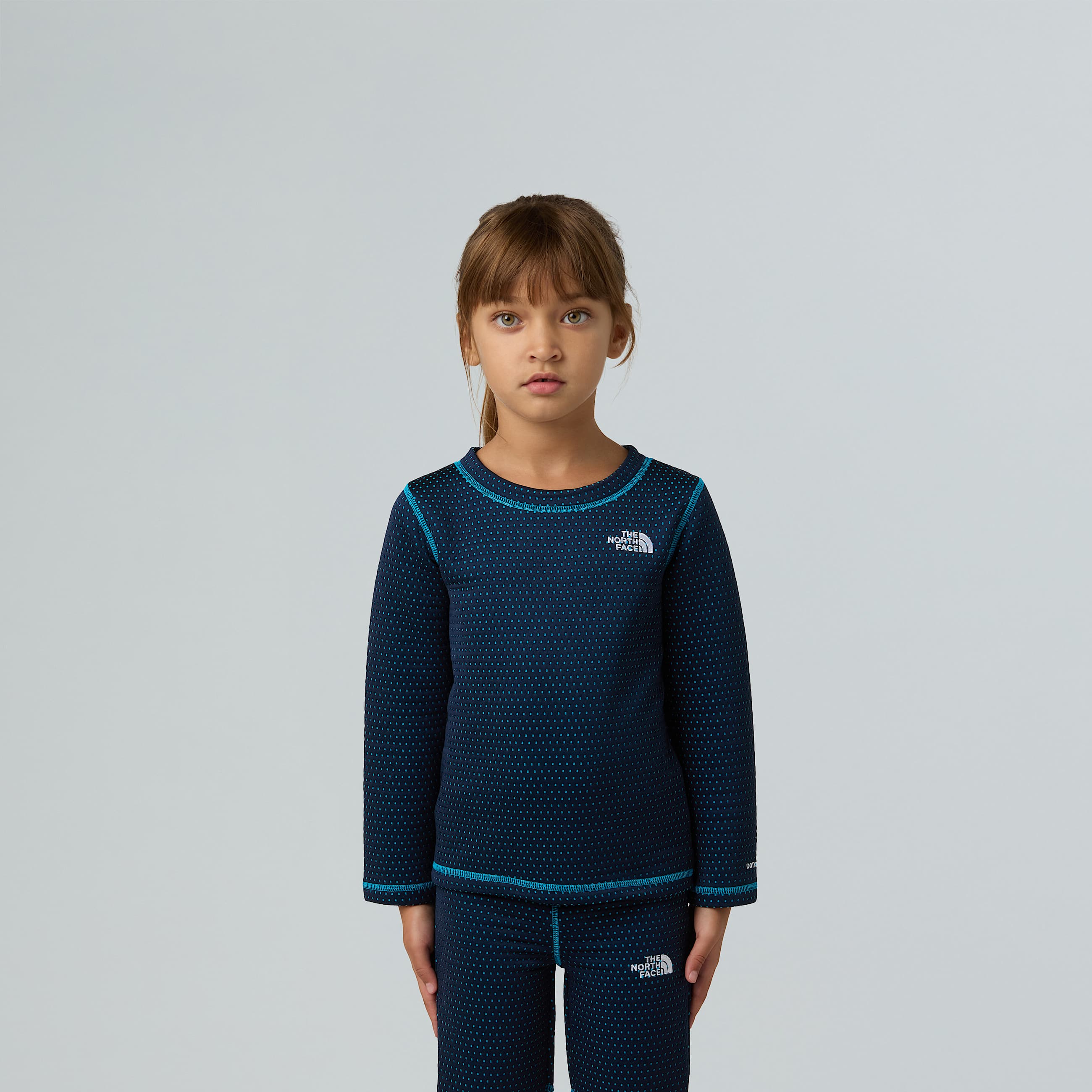 DotKnit thermische basislaagset voor kinderen TNF ALT15