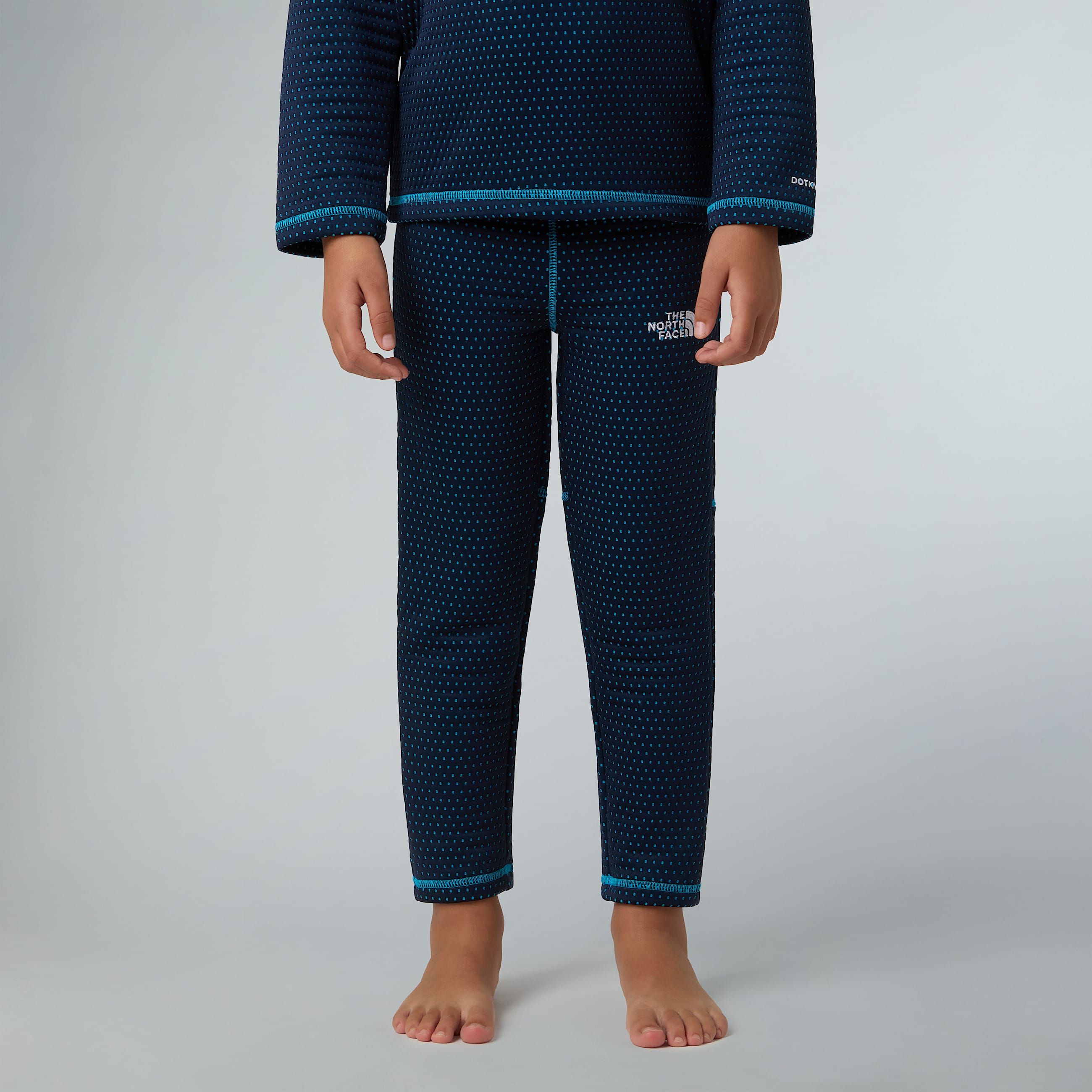 DotKnit thermische basislaagset voor kinderen TNF ALT17