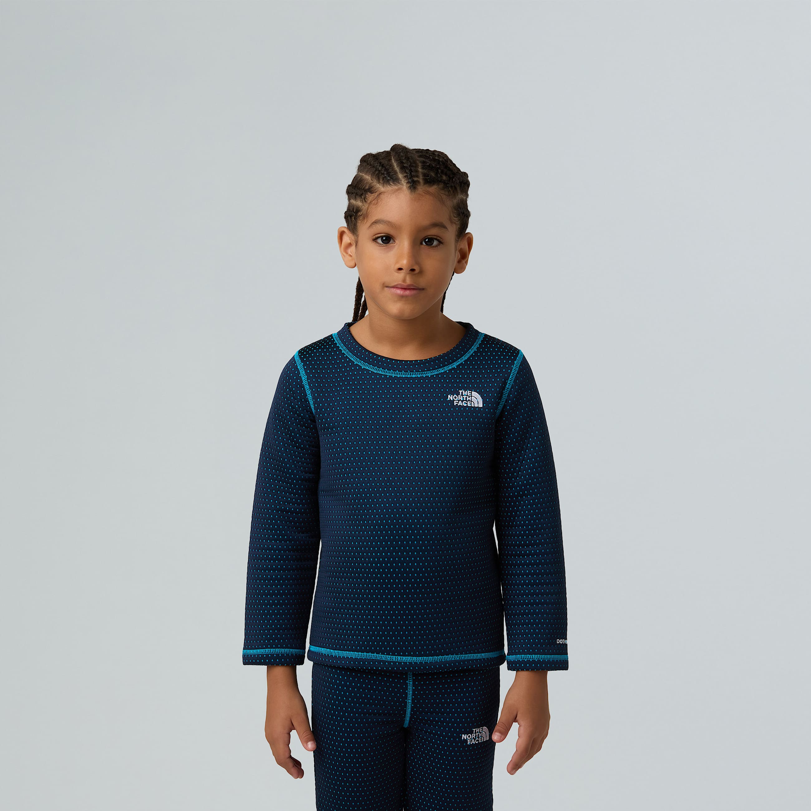 DotKnit thermische basislaagset voor kinderen TNF ALT6