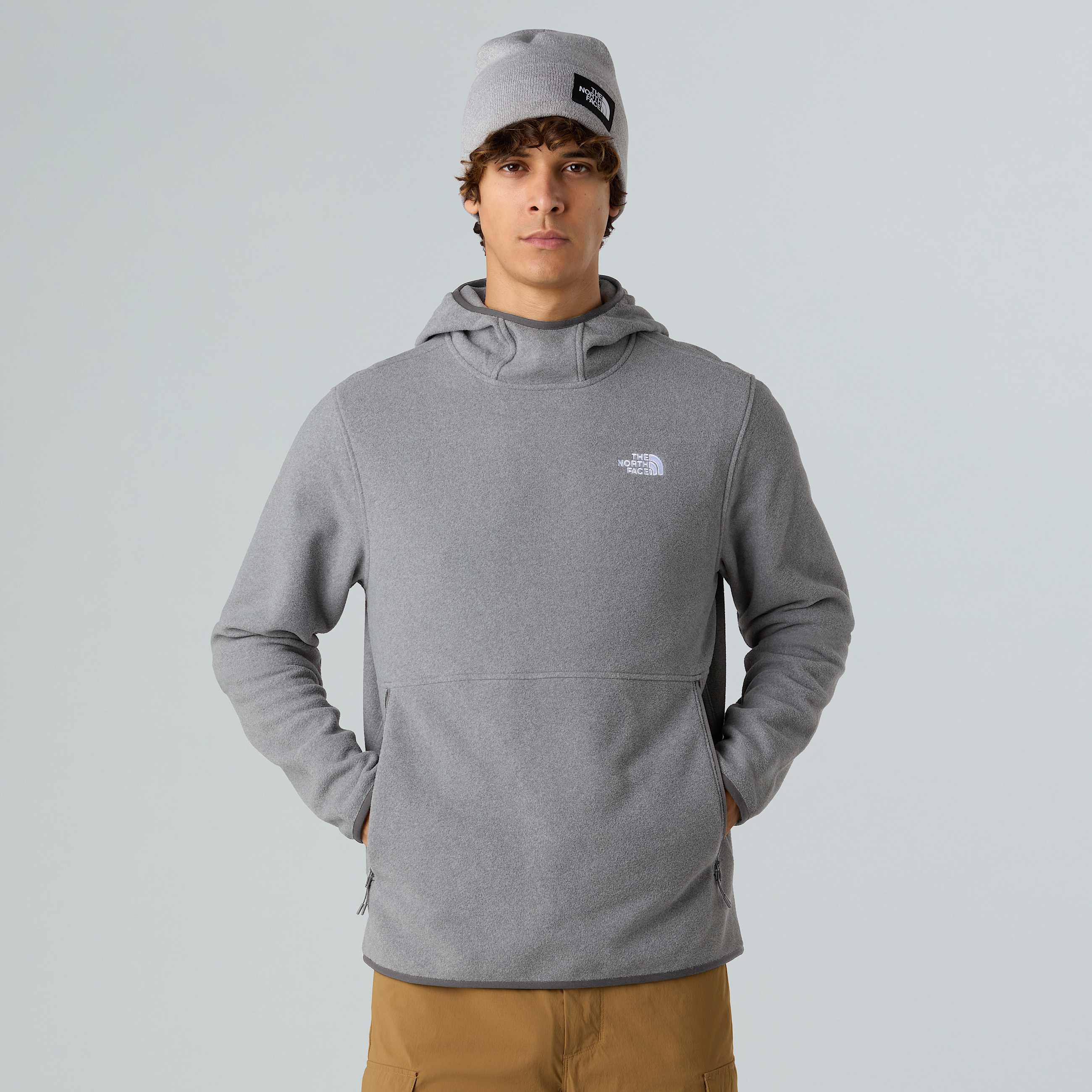 Glacier Hooded Pullover Fleece M TNF ALT4