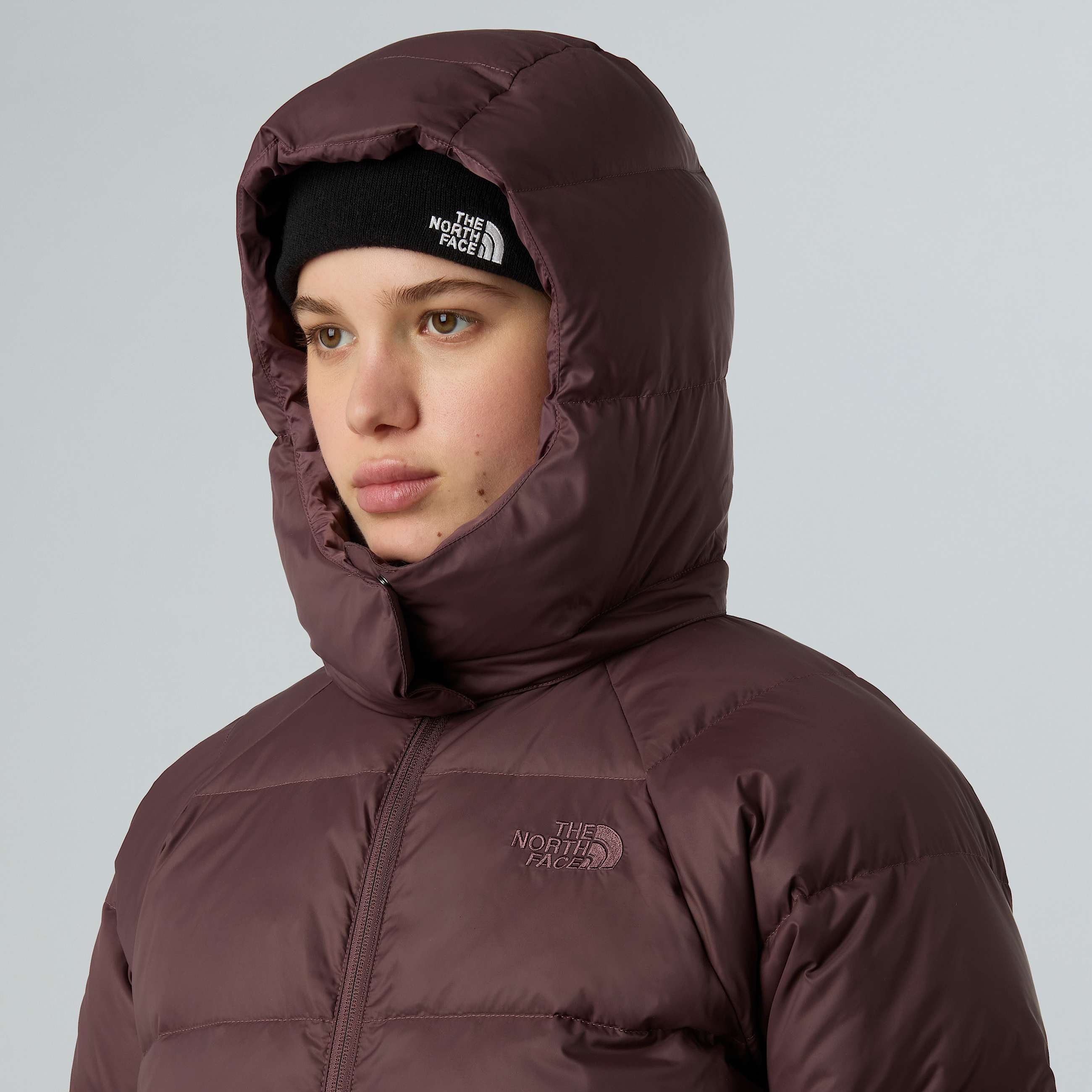 Hydrenalite City Long Down Hooded Parka W TNF ALT8