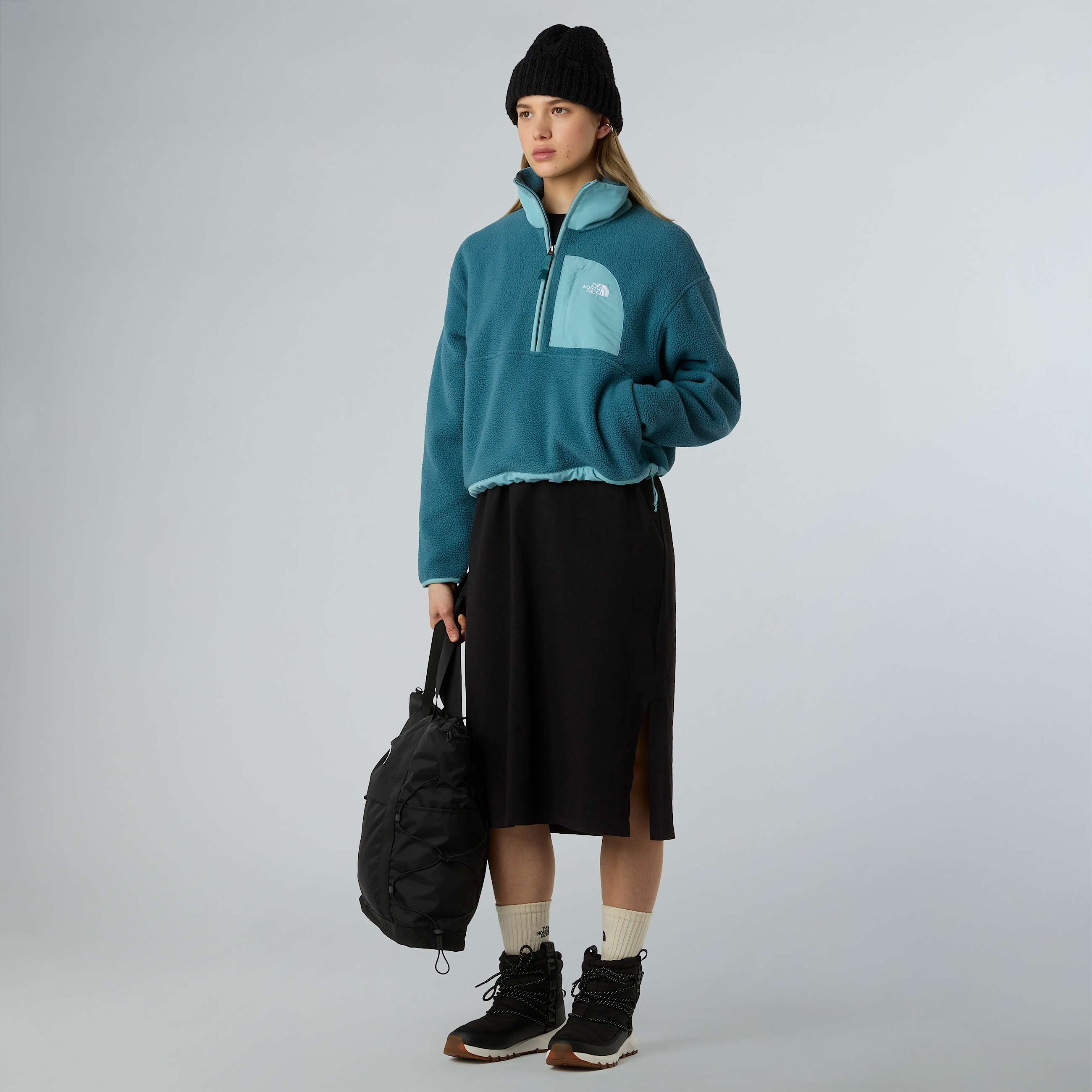 Yumiori OffPeak 12 Zip Fleece Jacket W TNF ALT5